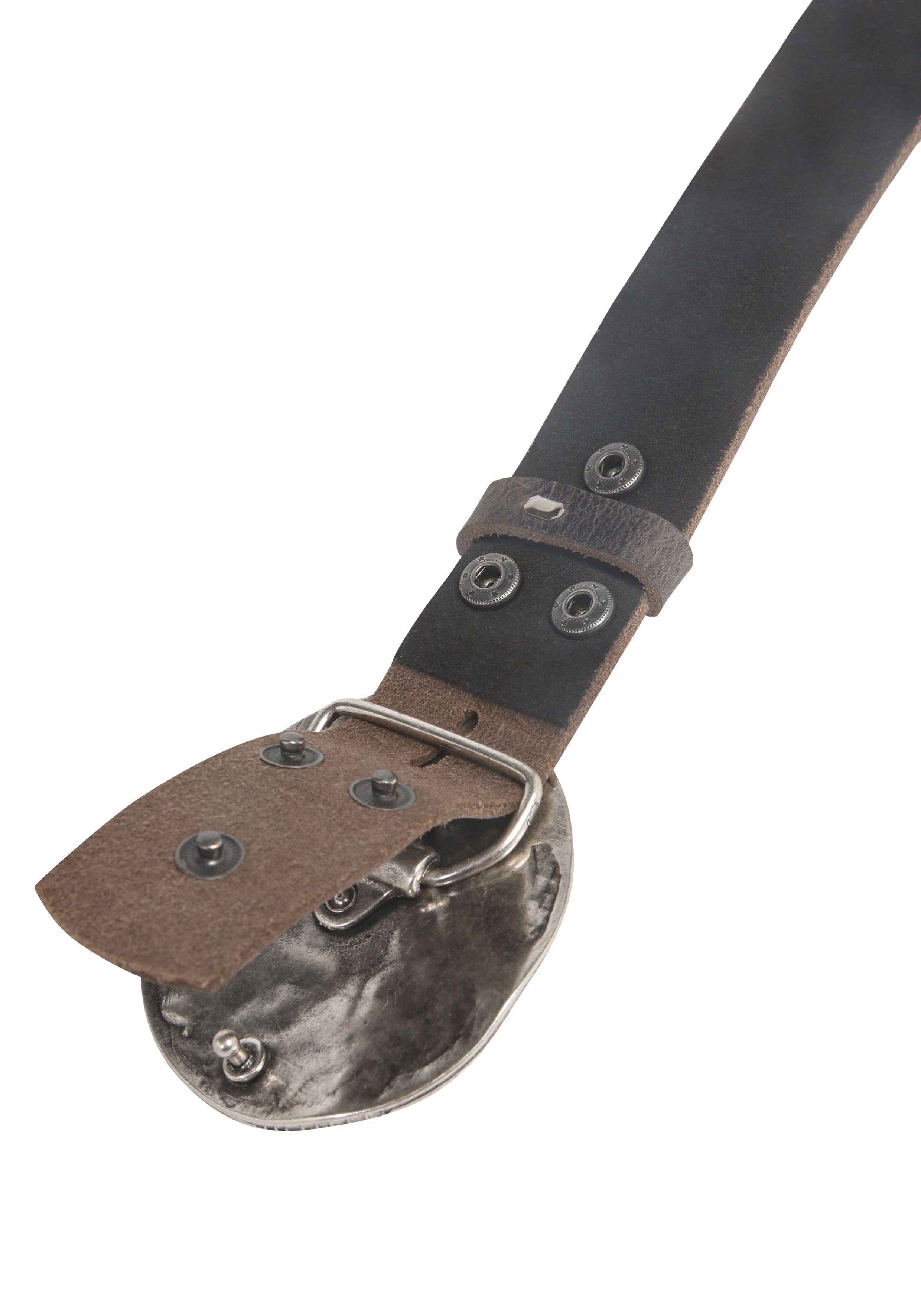 RETTUNGSRING by showroom 019° Leren riem Echt leer, leer "Soft Boom Navy"