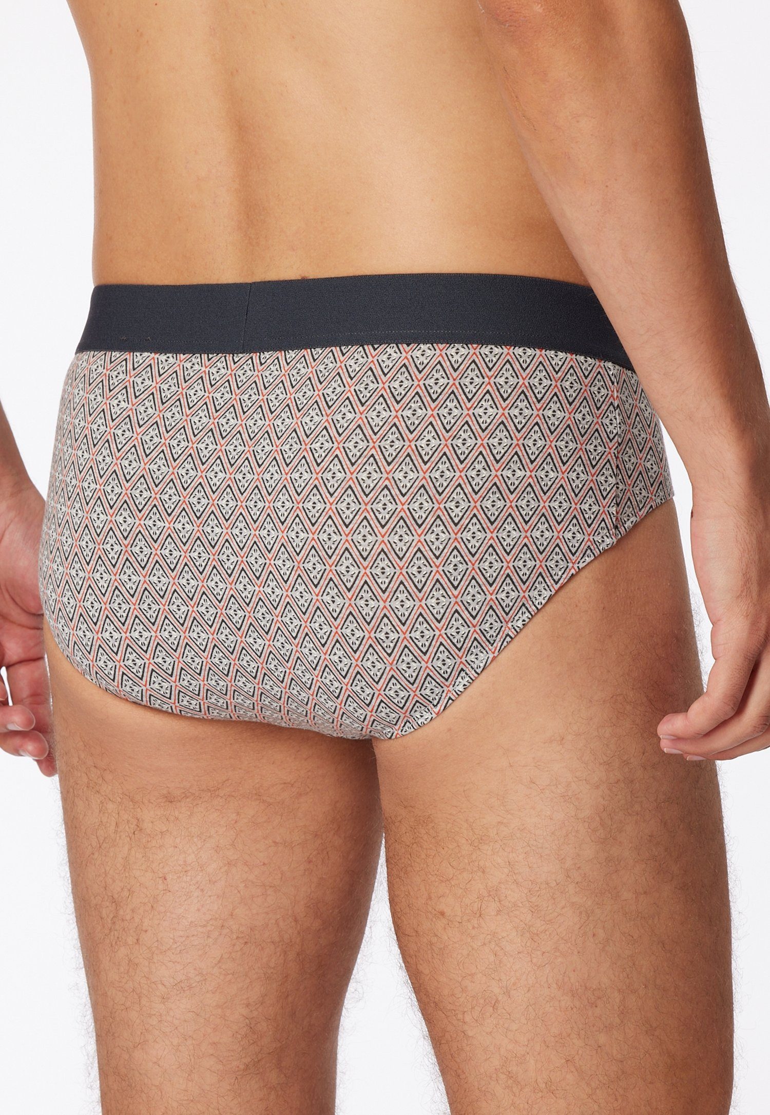 Schiesser Rio-slip 95/5 met zachte logo-webgummiband (Set van 3)