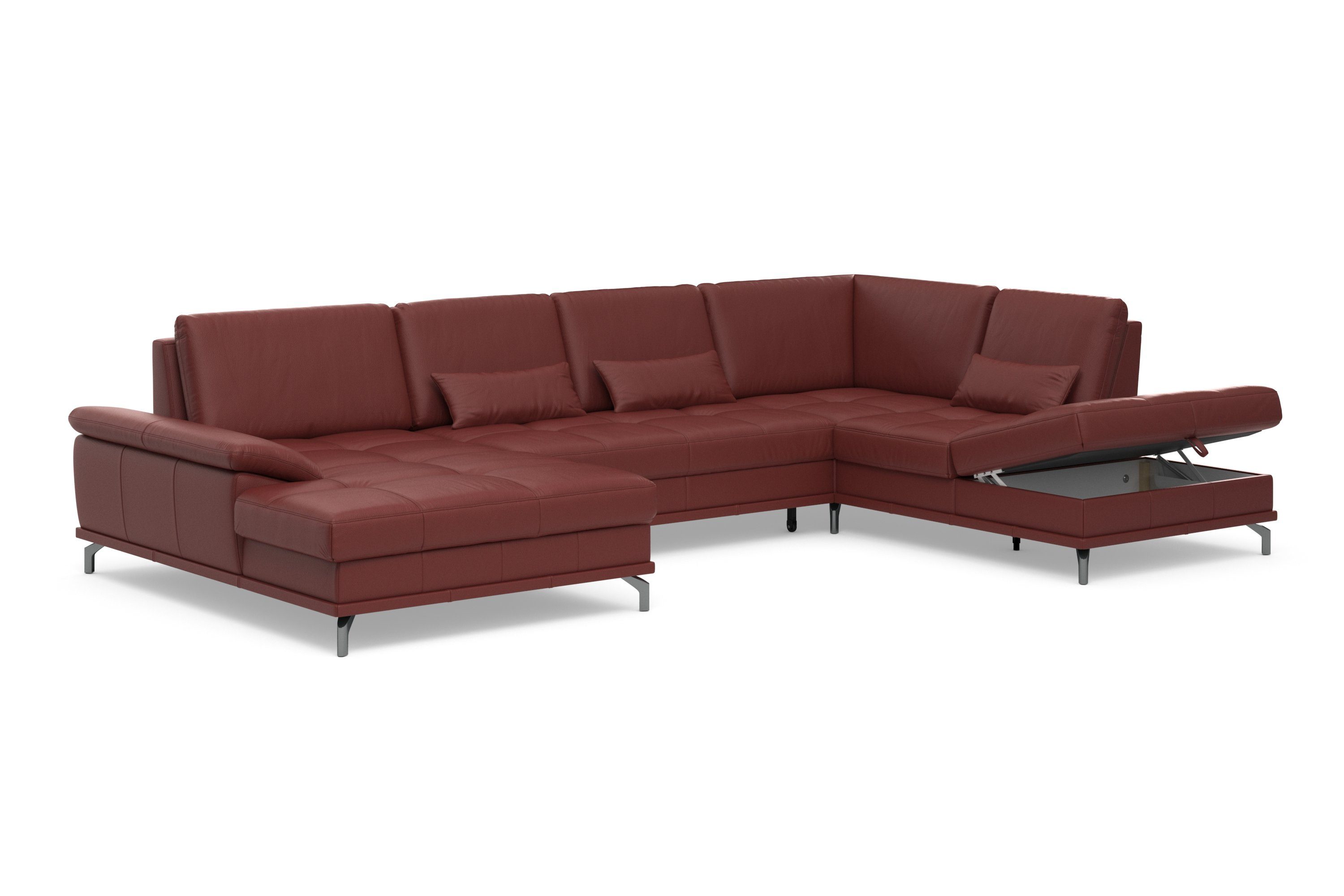 Places of Style Zithoek Costello U-vorm, met zitdiepteverstelling, armleuningverstelling en