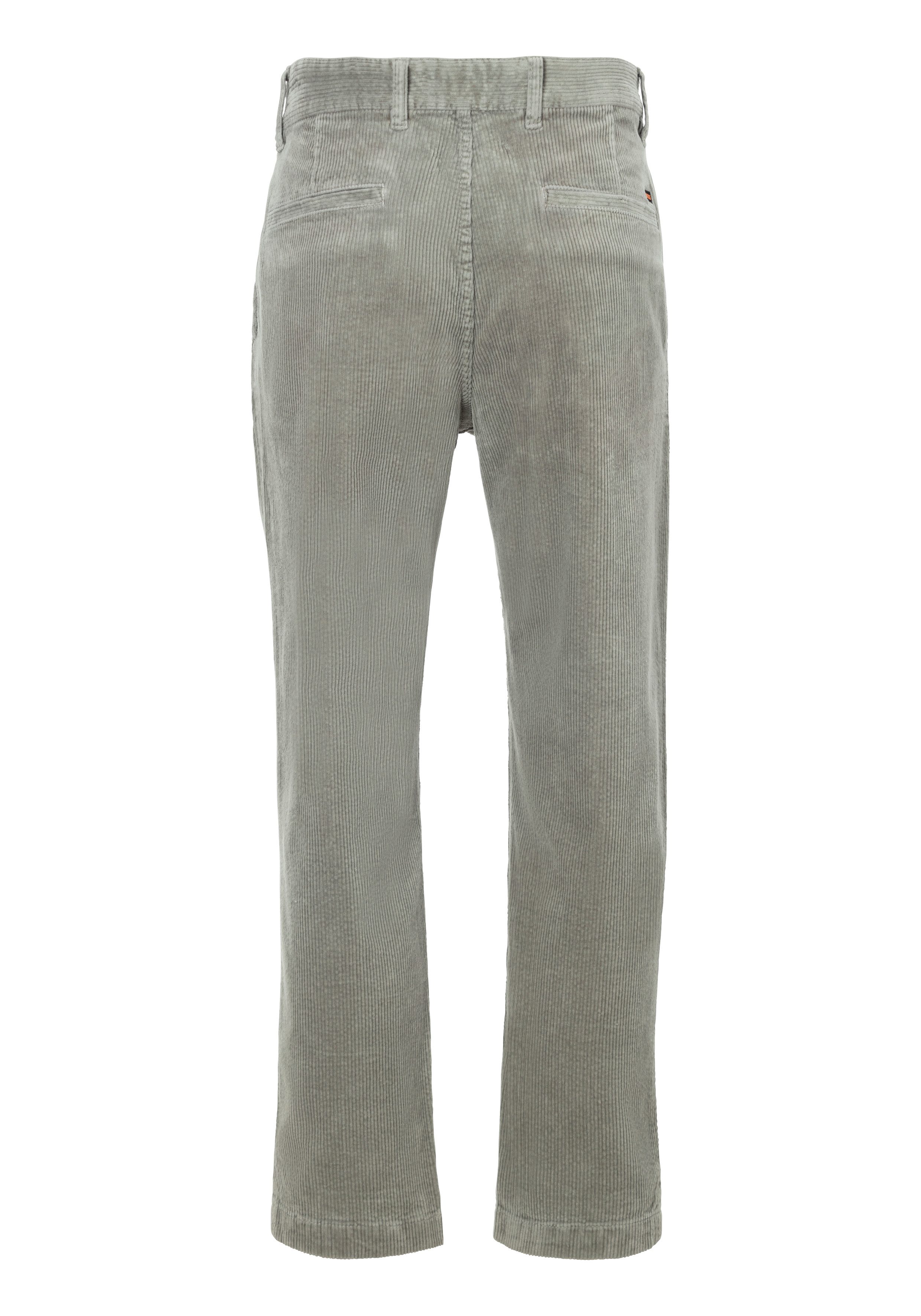 Boss Orange Cordbroek Chino-Shyne met merklogo