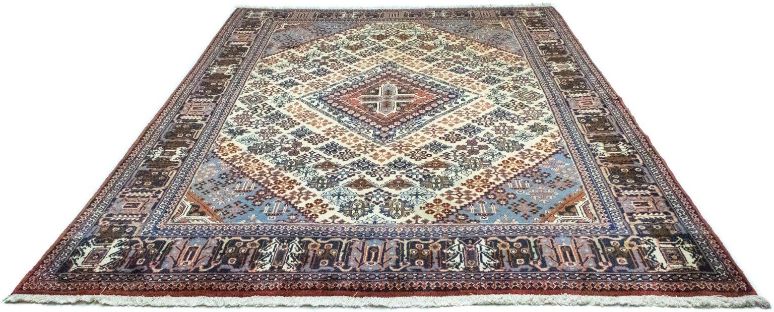 morgenland Wollen kleed Malayer vloerkleed met de hand geknoopt beige
