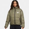 nike sportswear gewatteerde jas therma-fit repel classic series womens jacket groen