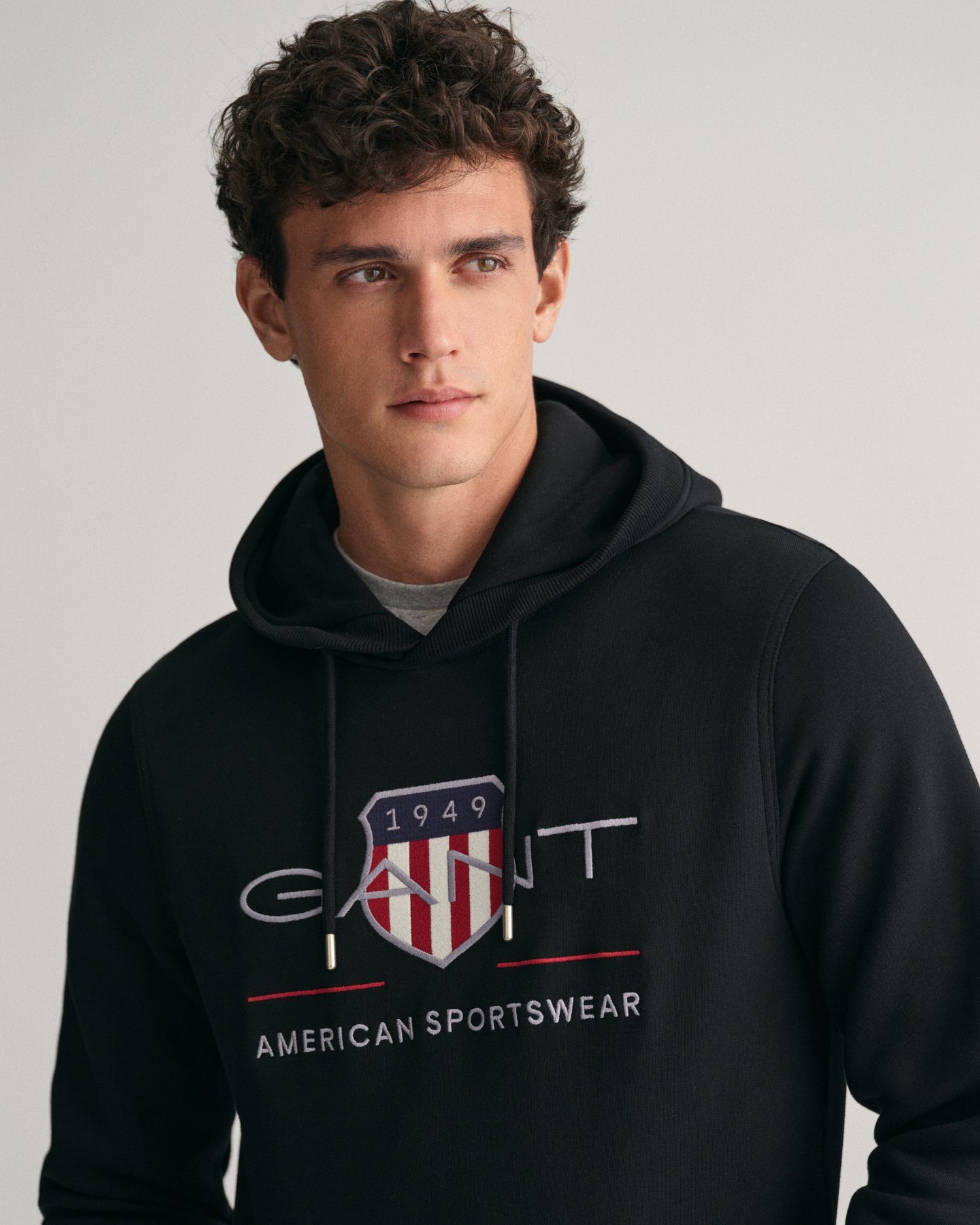Gant Hoodie REG ARCHIVE SHIELD HOODIE met modieuze logo-borduursel op de borst