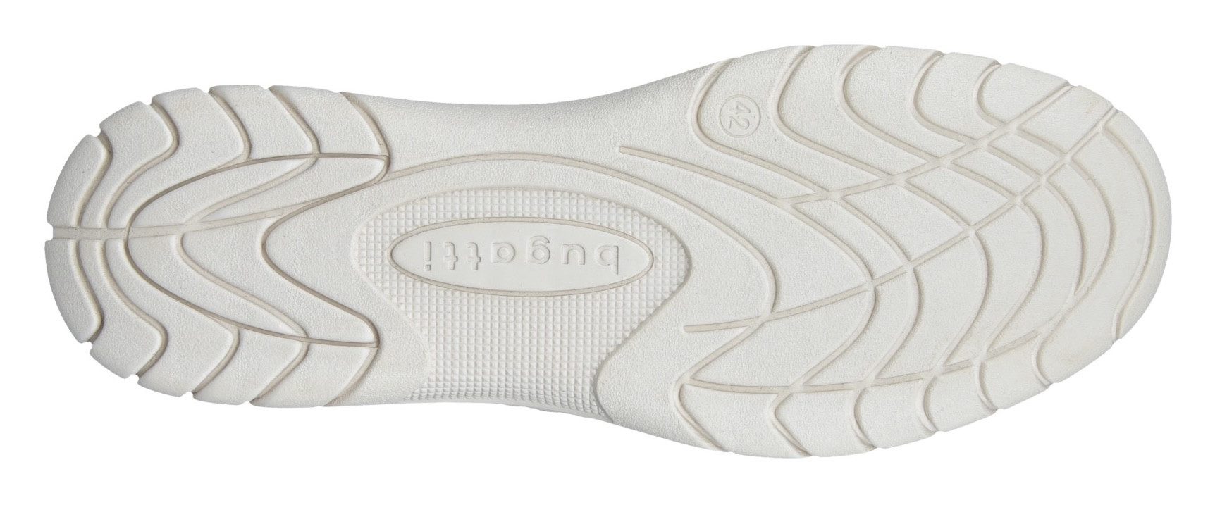 Bugatti Slip-on sneakers , vrijetijdsschoen, halfschoen, slipper met contrast-raamnaad
