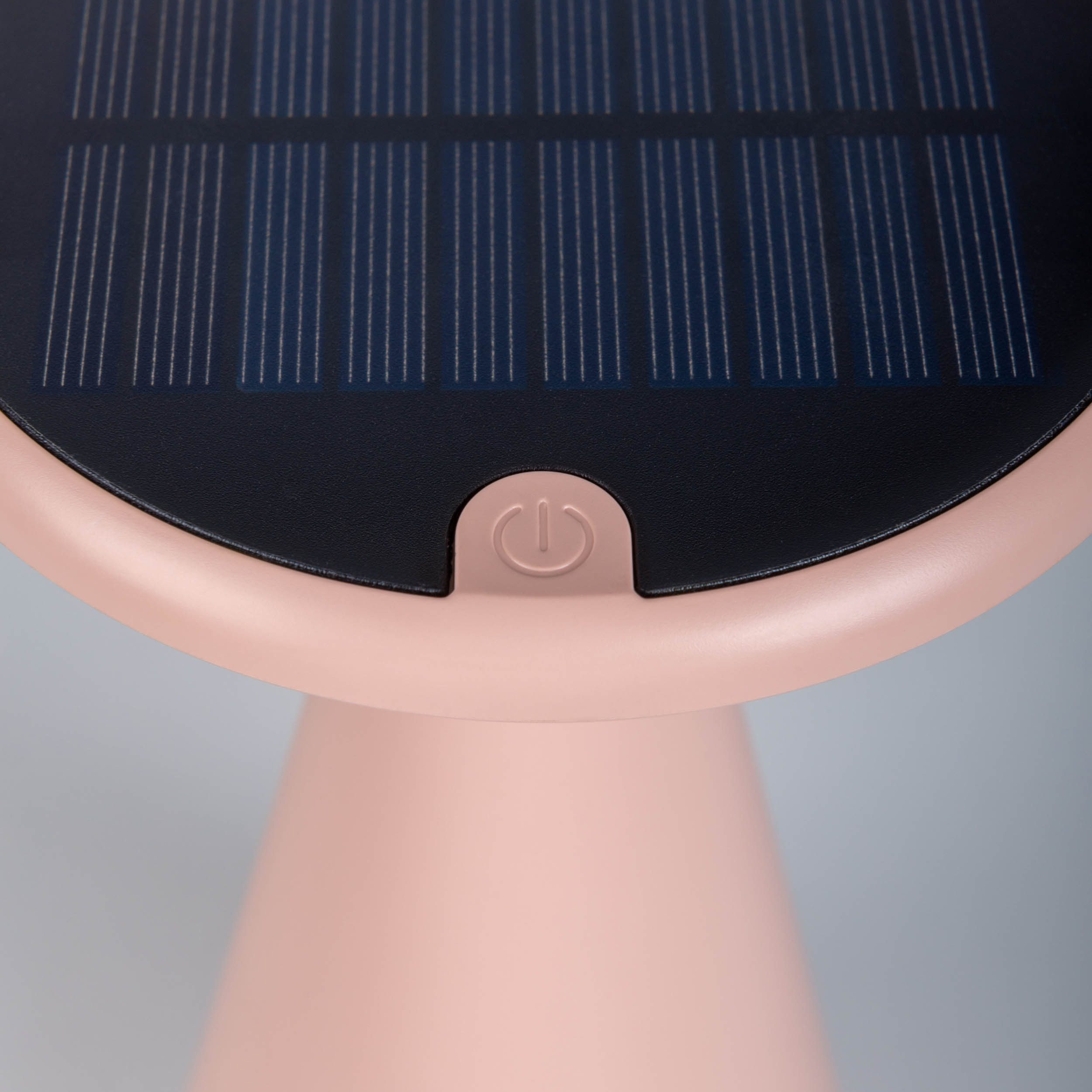 näve Led-tafellamp Palu Zonne-/accu-aangedreven, aanraking, dimbaar, geheugen, USB-C oplaadkabel, warmwit (1 stuk)