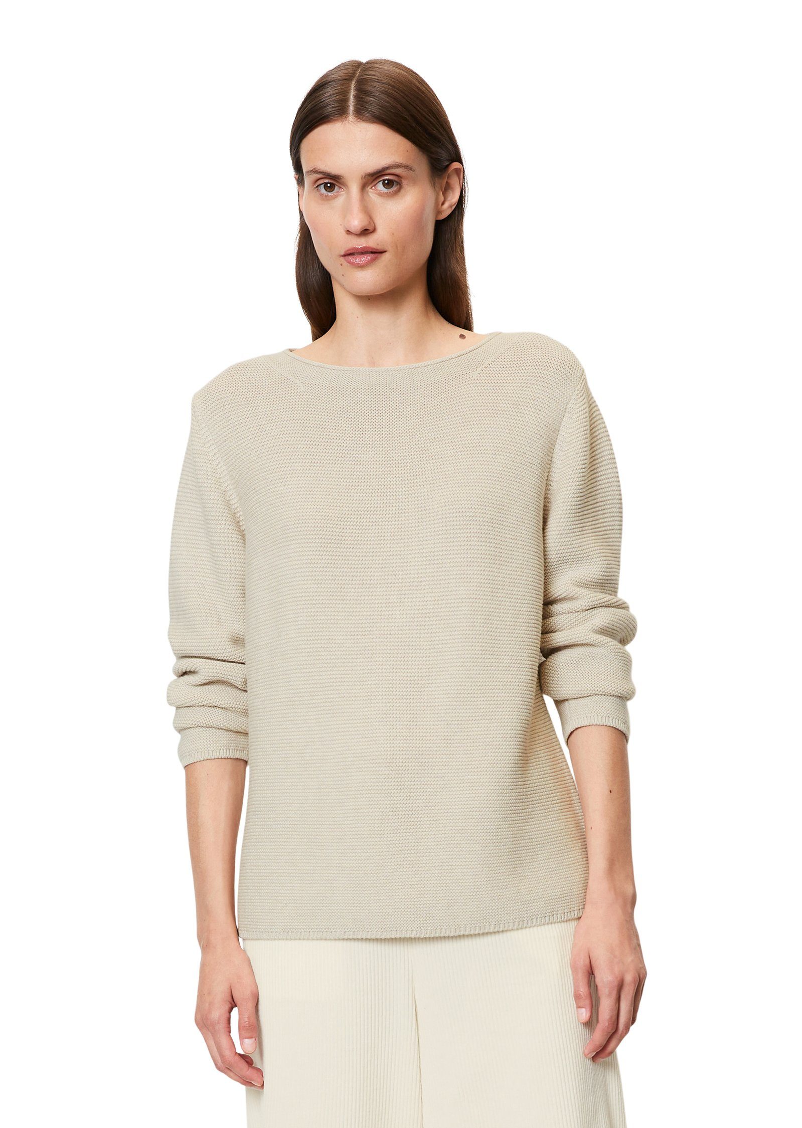 Marc O'Polo Gebreide pullover met ronde hals