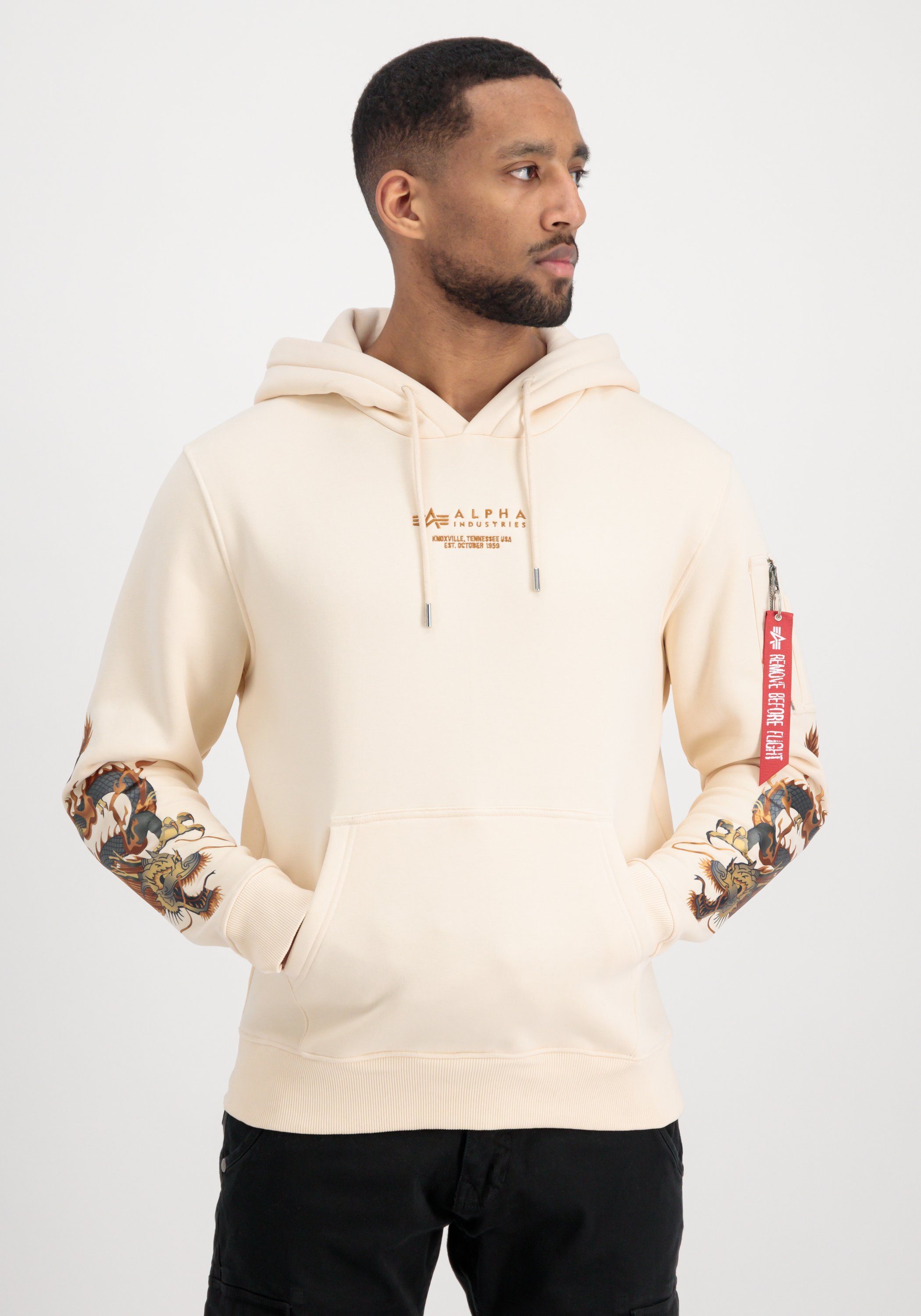 Alpha Industries Hoodie Alpha Industries Men - Hoodies Dragon EMB Hoodie