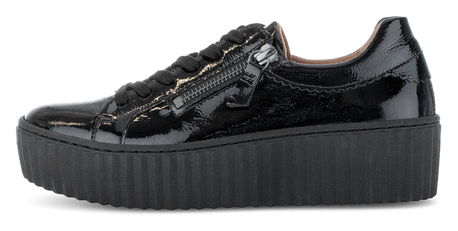 Gabor Plateausneakers , vrijetijdsschoen, lage schoen, veterschoen met best fitting-uitrusting