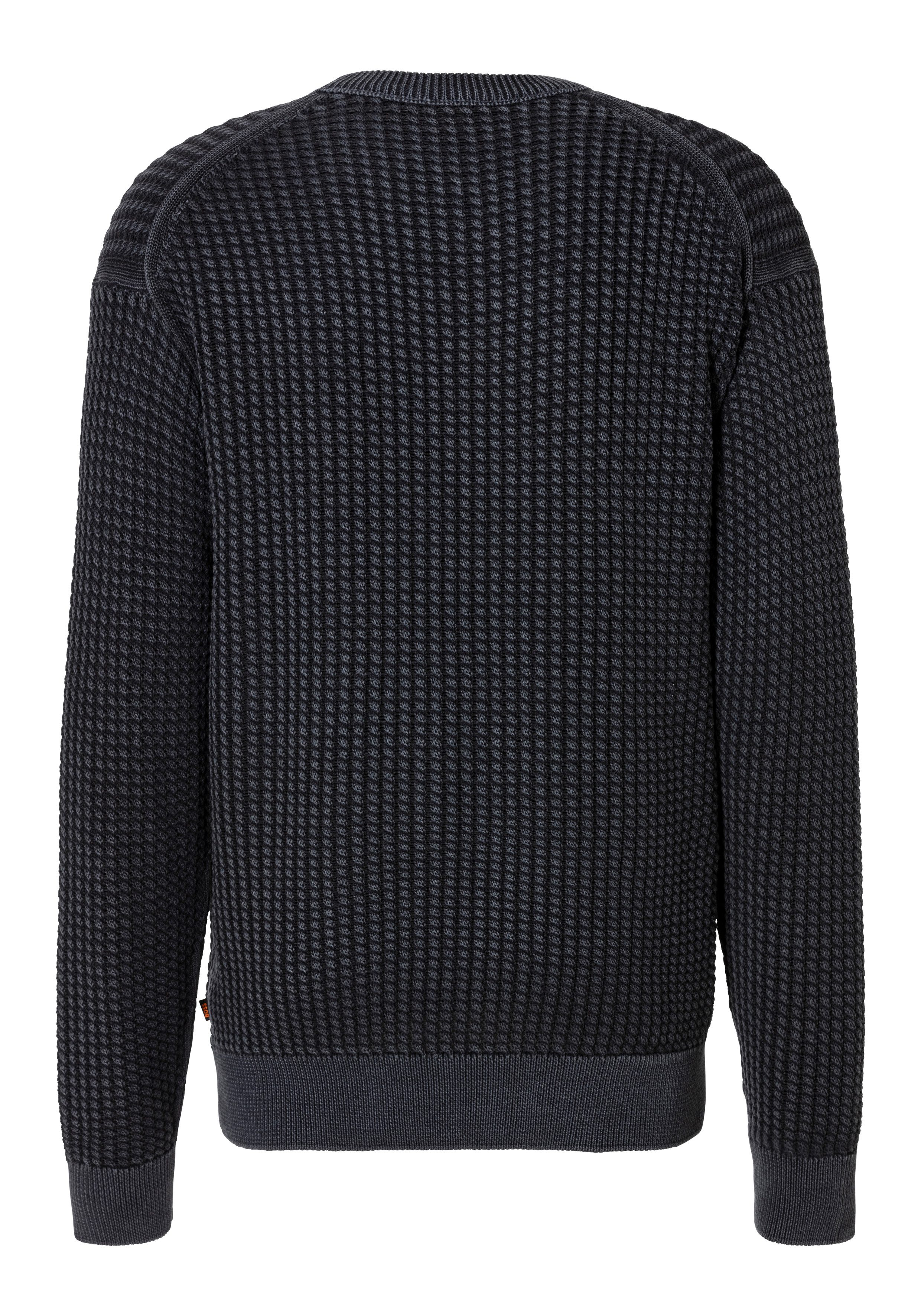 Boss Orange Gebreide trui Agolan 10267324 met merklabel van boss