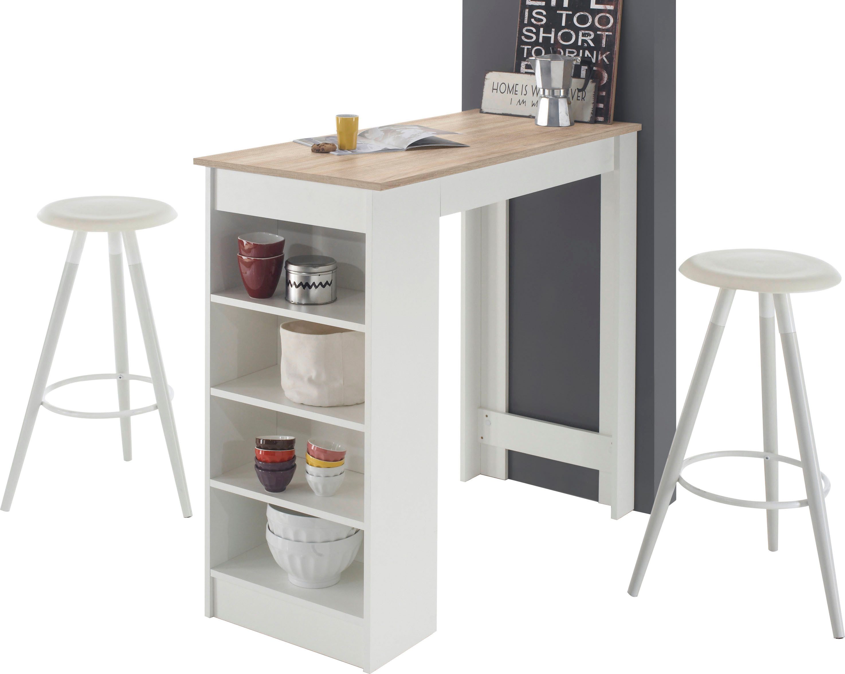 Stolkom Bartafel Mojito, TOPSELLER! Bartafel met plank aan beide zijden monteerbaar