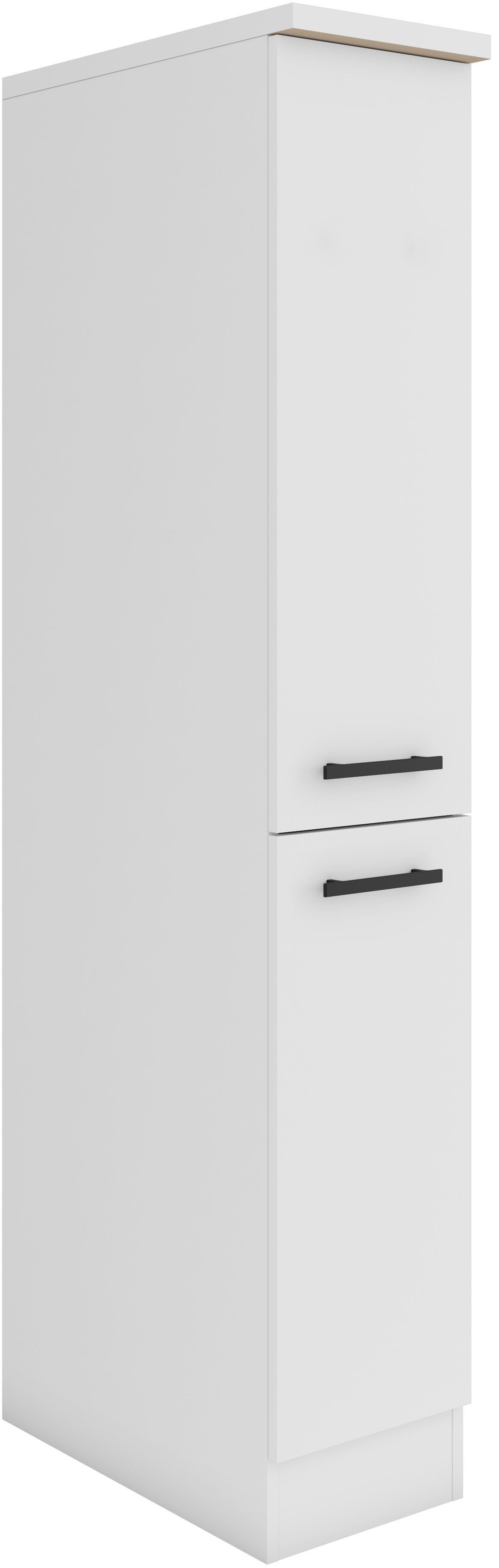 OPTIFIT Apothekerskast Palma Breedte 30 cm, hoogte 174,4 cm, 2 uittrekken, 5 planken opbergkasten wit