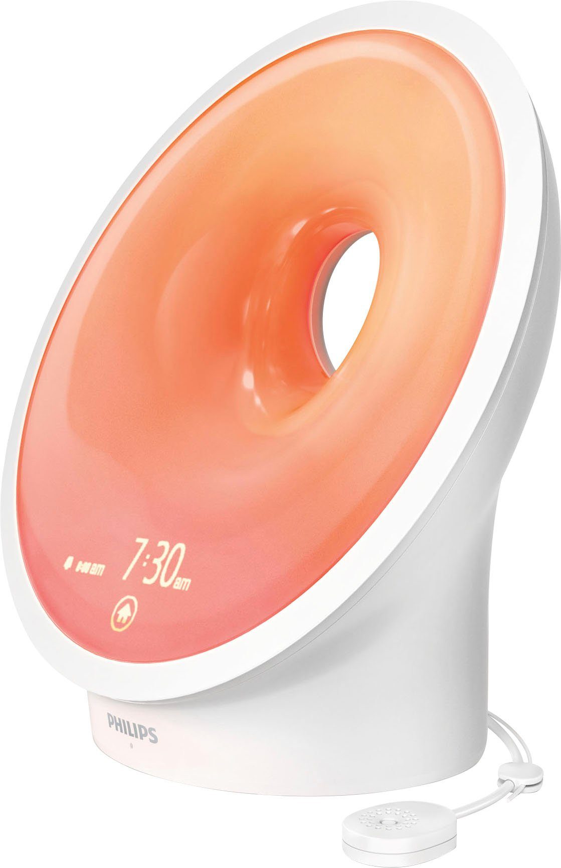 Philips Daglichtwekker SmartSleep HF3672/01 met 8 natuurlijke alarmgeluiden, fm-radio en 25 lichtinstellingen