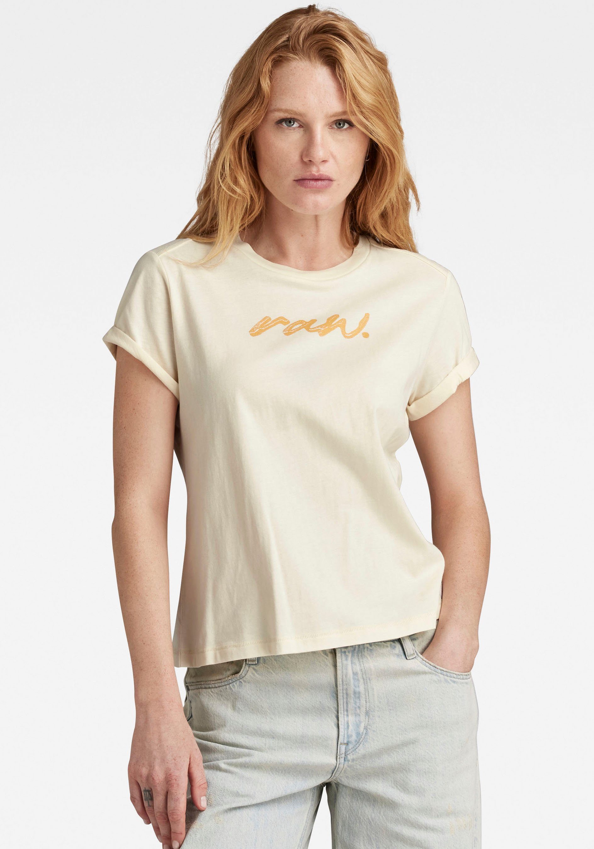 G-Star RAW Shirt met ronde hals Raw Dot