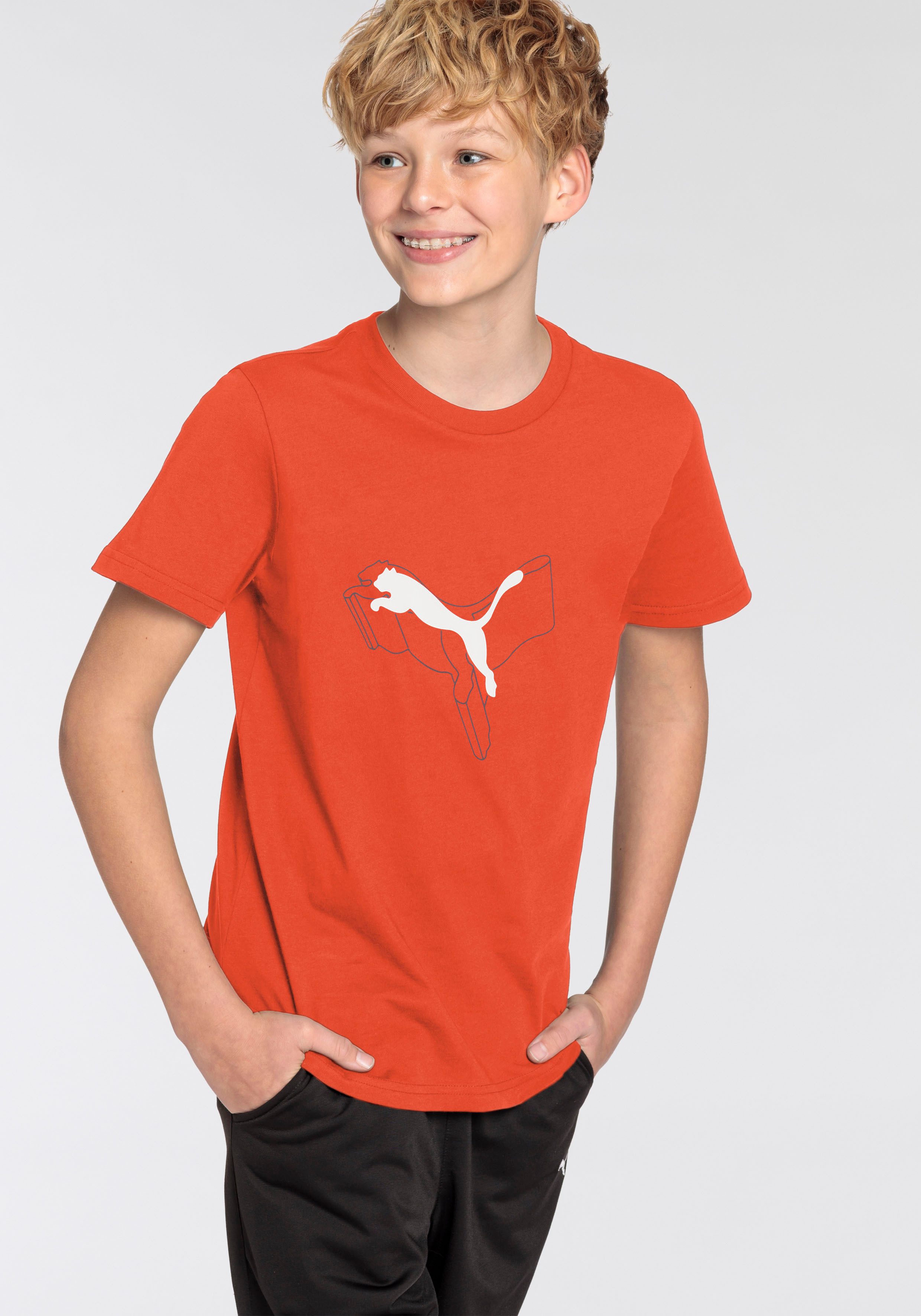 PUMA T-shirt ESS+ LOGO LAB GRAPHIC TEE B