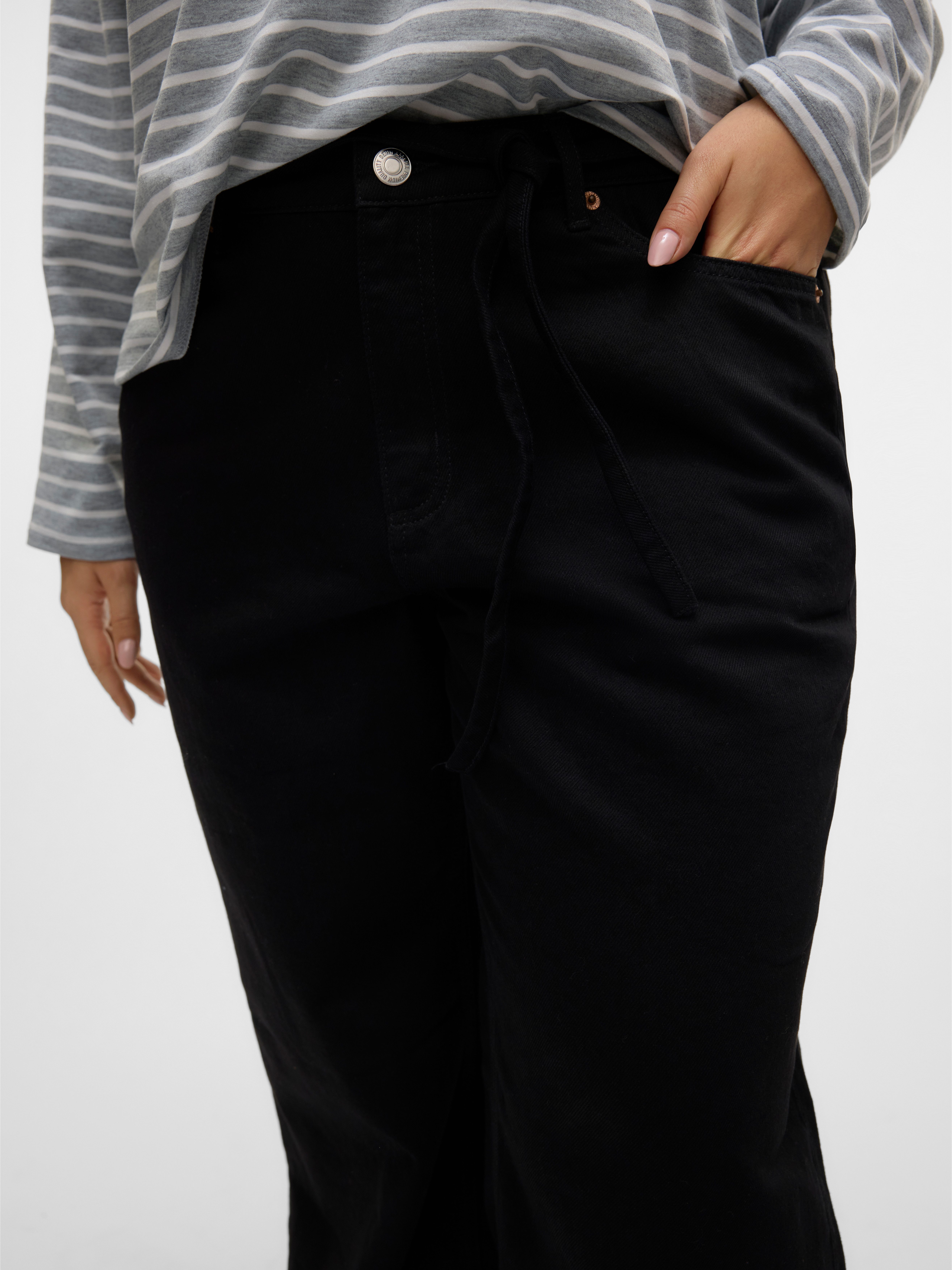 Vero Moda Curve High-waist jeans VMCTESSA HR WIDE J RA118 GA CUR NOOS
