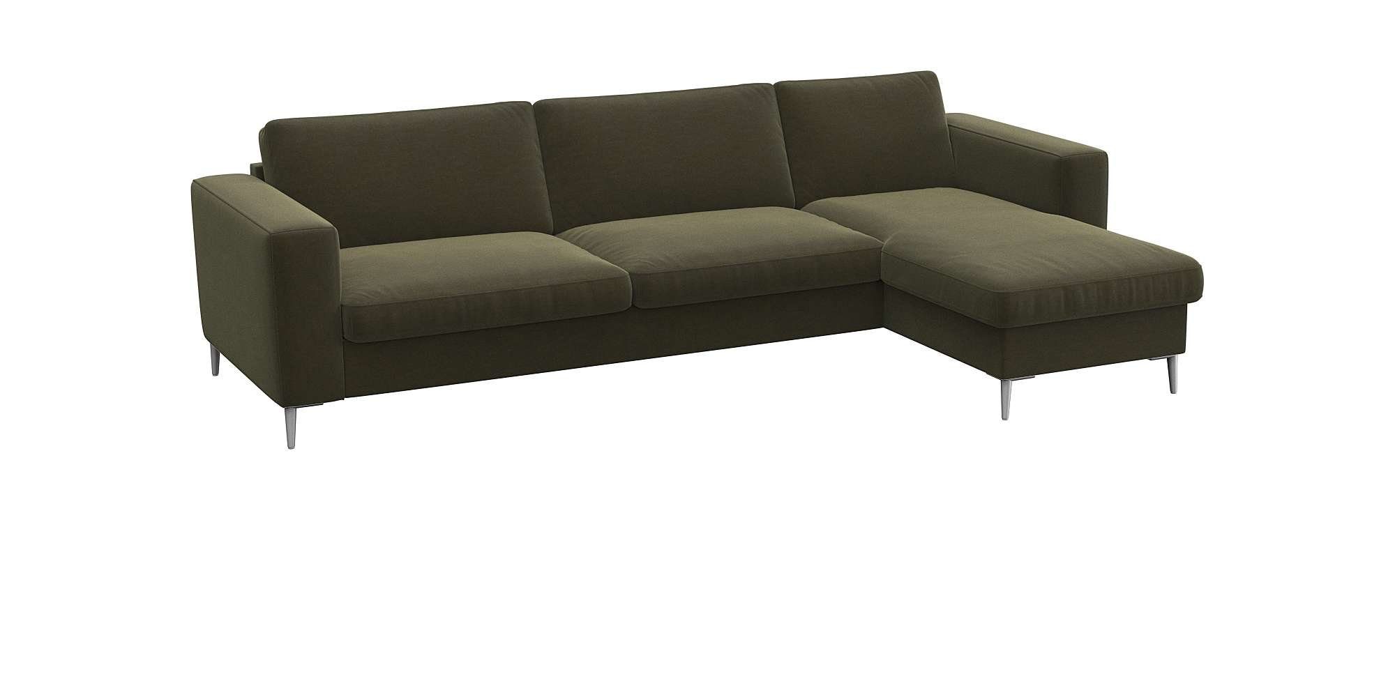 FLEXLUX Hoekbank Fiore, super zitcomfort door koudschuim in de zitting, L-vorm