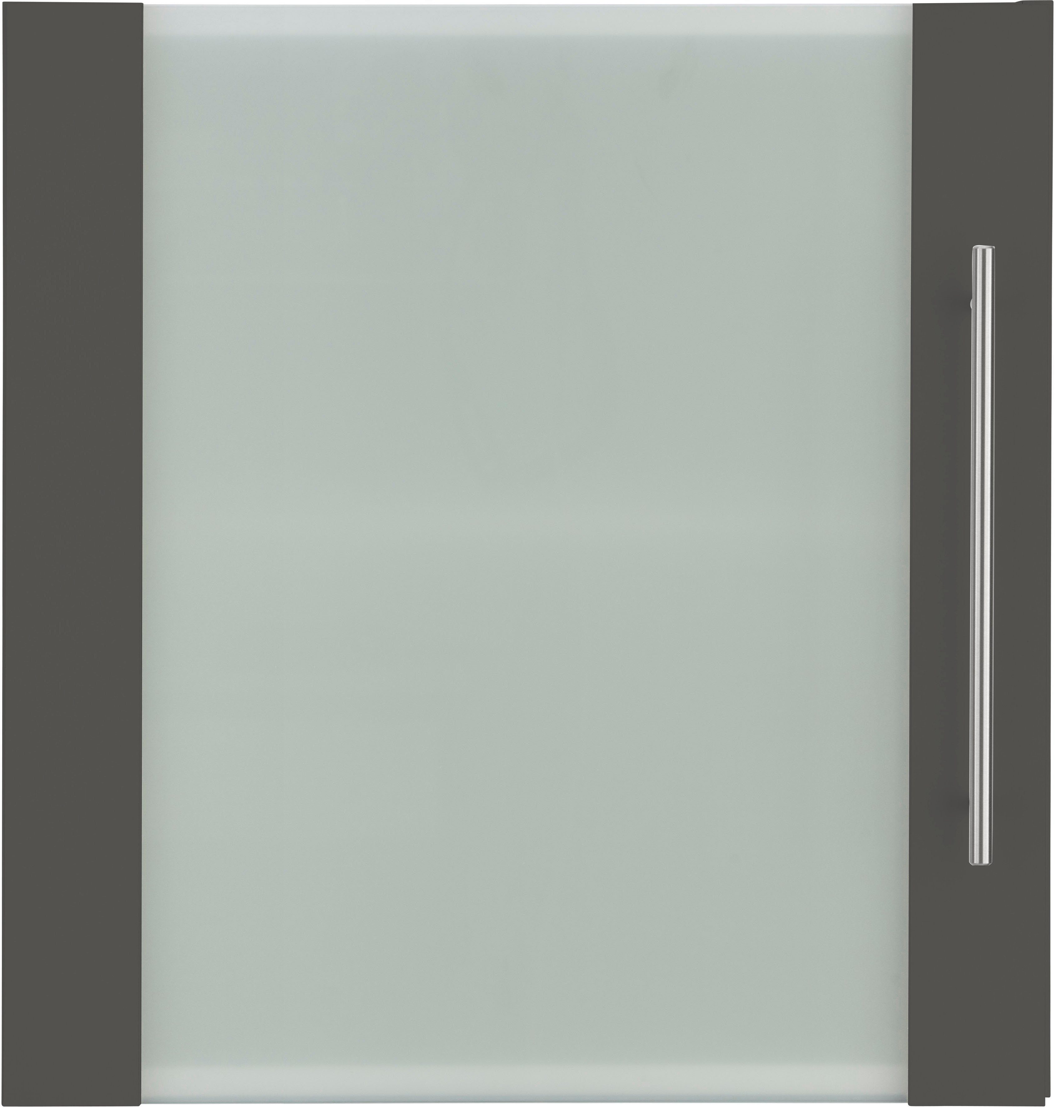wiho Küchen Hangend kastje met glasdeur Unna Front met glasinzet