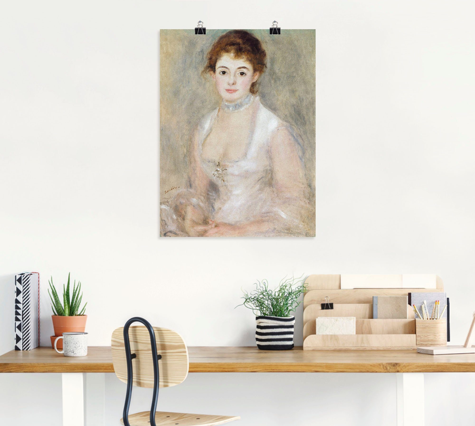 Artland Artprint Afbeelding van madame Heriot. als artprint op linnen, muursticker of poster in verschillende maten