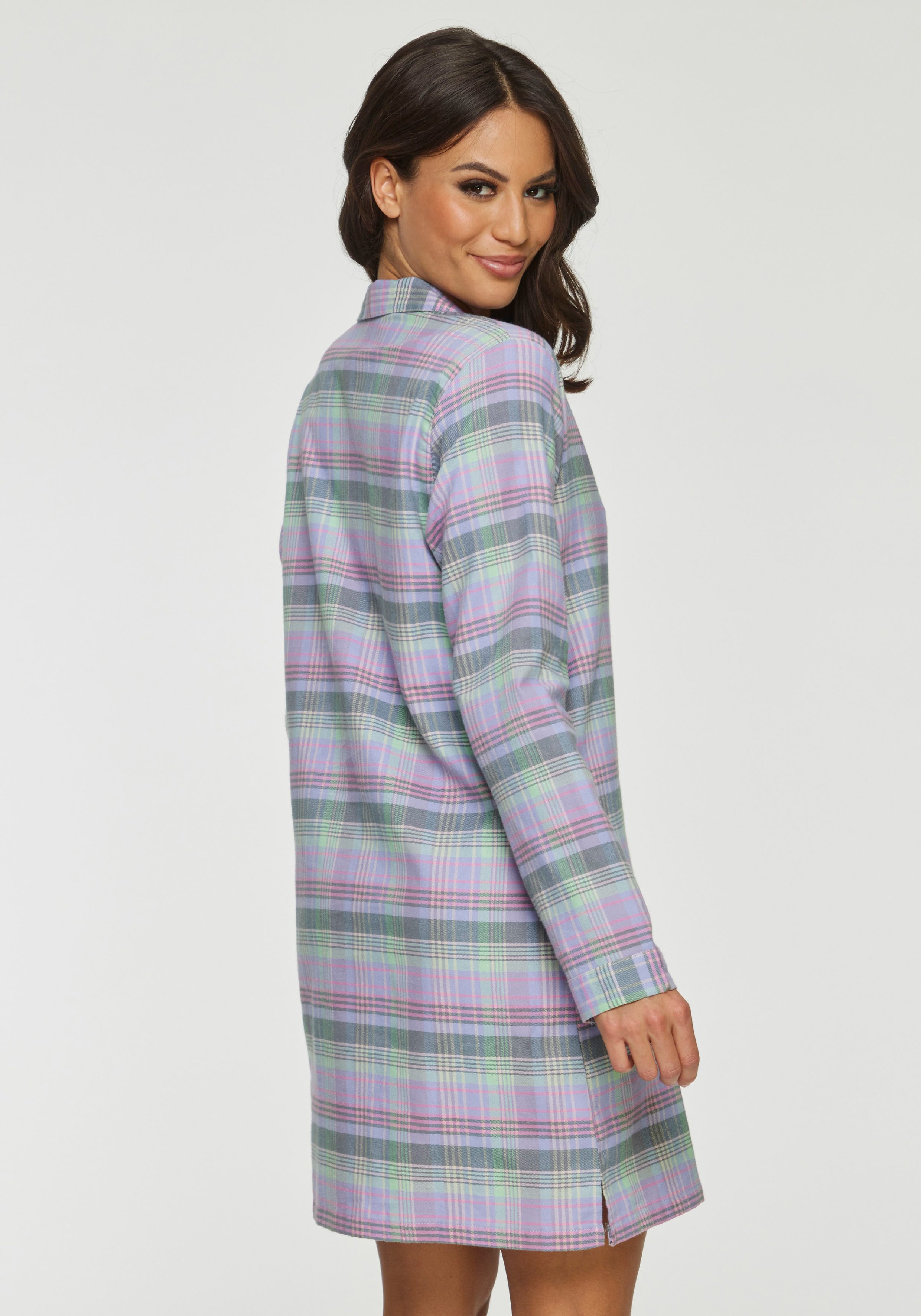 Vivance Dreams Nachthemd van knuffelzacht flanel