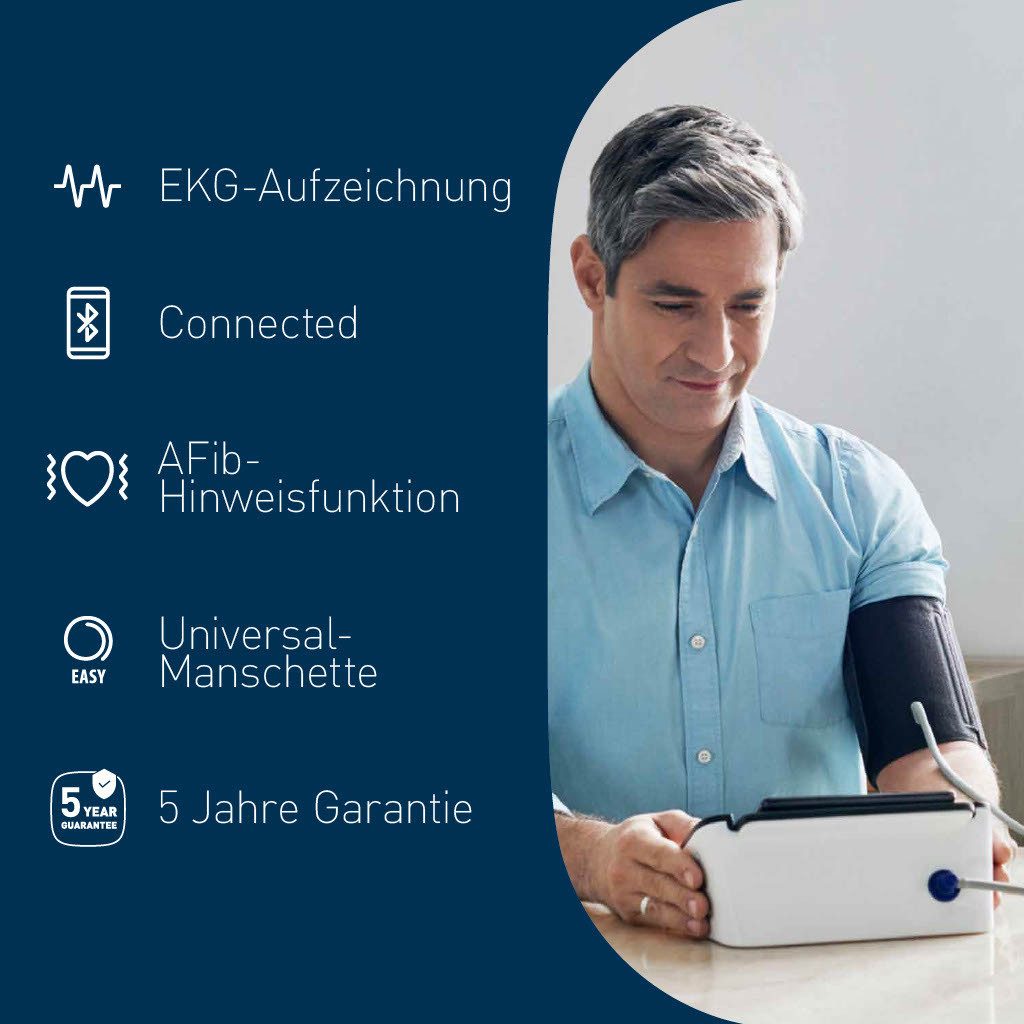 Omron Bloeddrukmeter Complete slimme bloeddruk- & ECG-meetinstrument