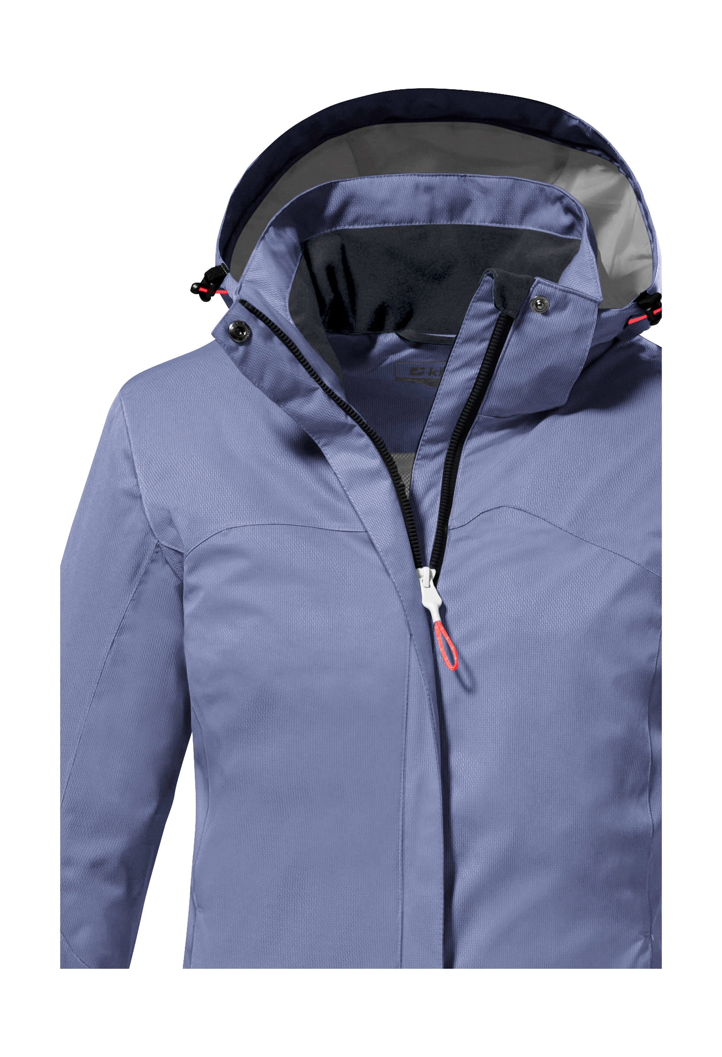 Killtec Outdoorjack KOS 133 WMN JCKT Water- en winddichte damesjack met afneembare capuchon, PFAS-vrij