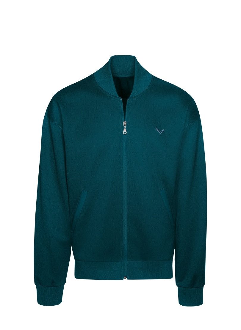 Trigema Sweatvest TRIGEMA Collegejacke in zachte sweatkwaliteit (1-delig)