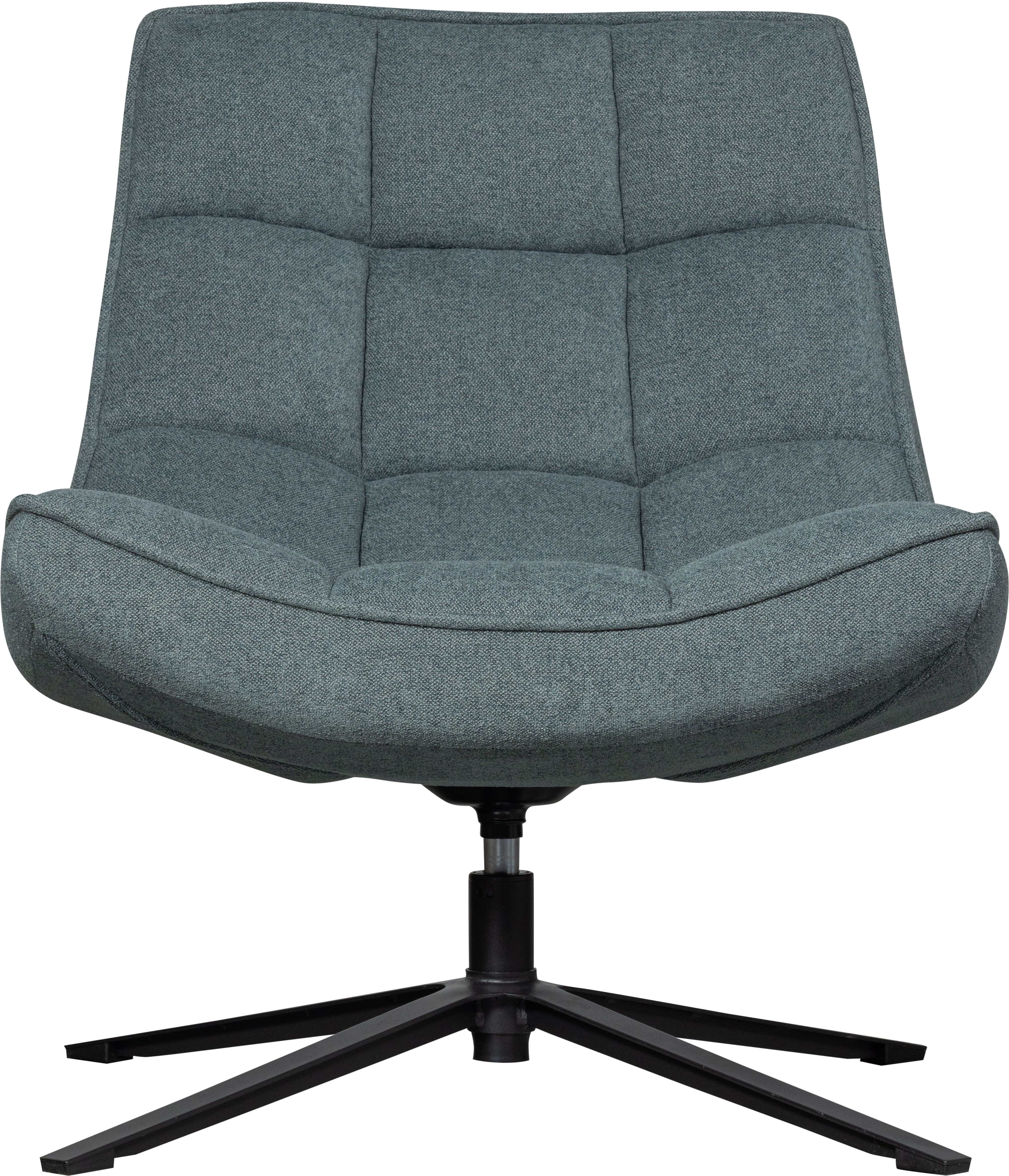 WOOOD Draaibare fauteuil Maudi Metalen frame, gepolsterd met geweven stof, H 84 cm x B 74 cm