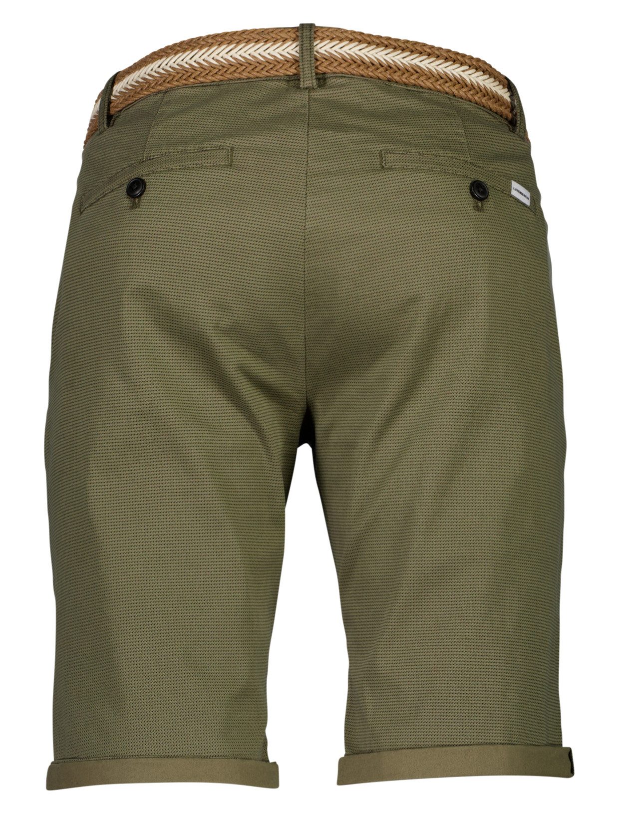 LINDBERGH Chino-short met riem (2-delig)
