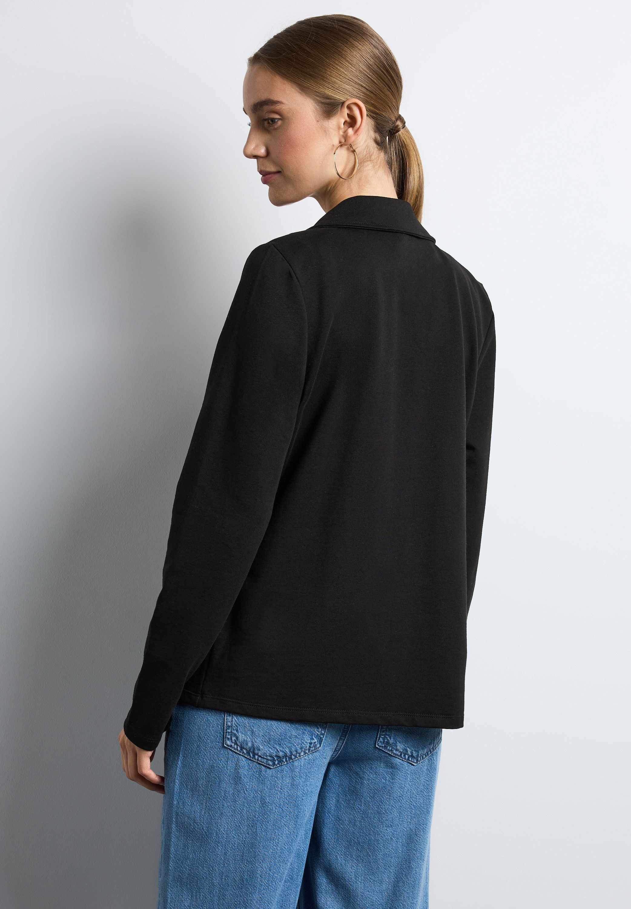 STREET ONE Korte blazer in jerseykwaliteit