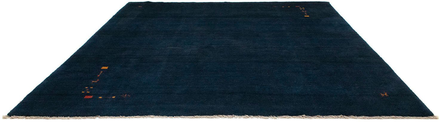 morgenland Wollen kleed Gabbeh-kleed met de hand geknoopt donkerblauw handgeknoopt