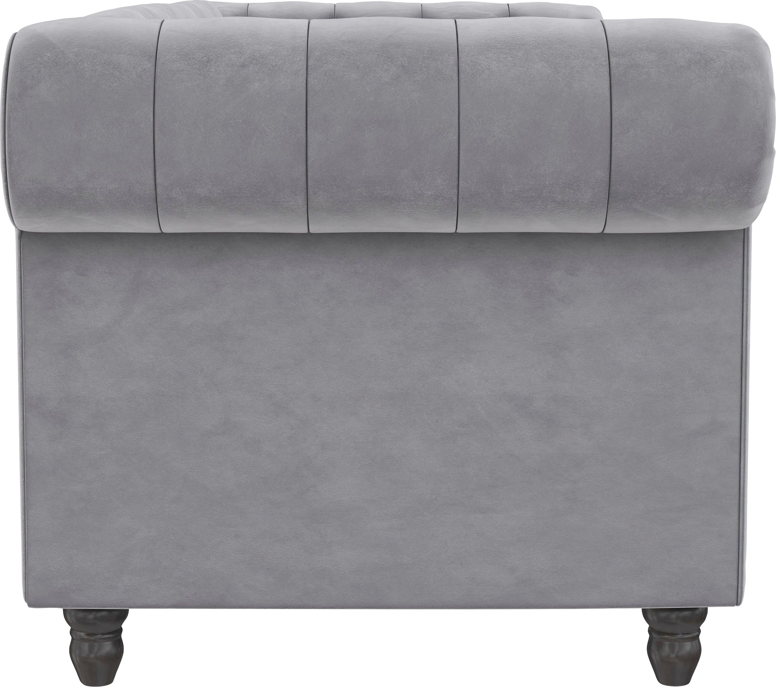 Dorel Home 3-zitsbank Felix, slaapbank 236 cm(ligoppervlak 108 x 190 cm), rugleuning 3-voudig verstelbaar, velours, kunstleer, luxe vintage microvezel