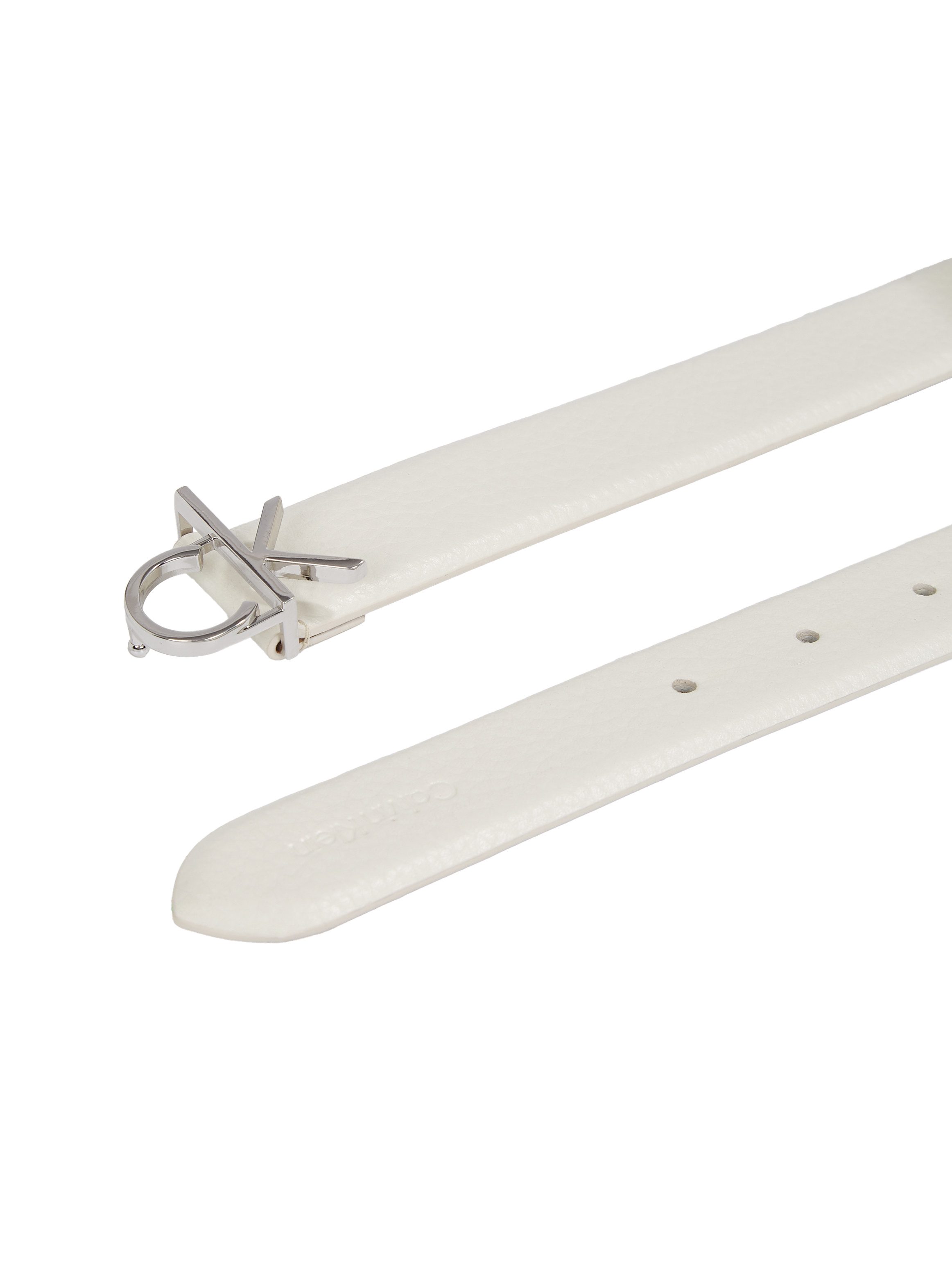 Calvin Klein Leren riem CK LOGO BUCKLE BELT 3.0_PBL met logo-embossing als sluiting