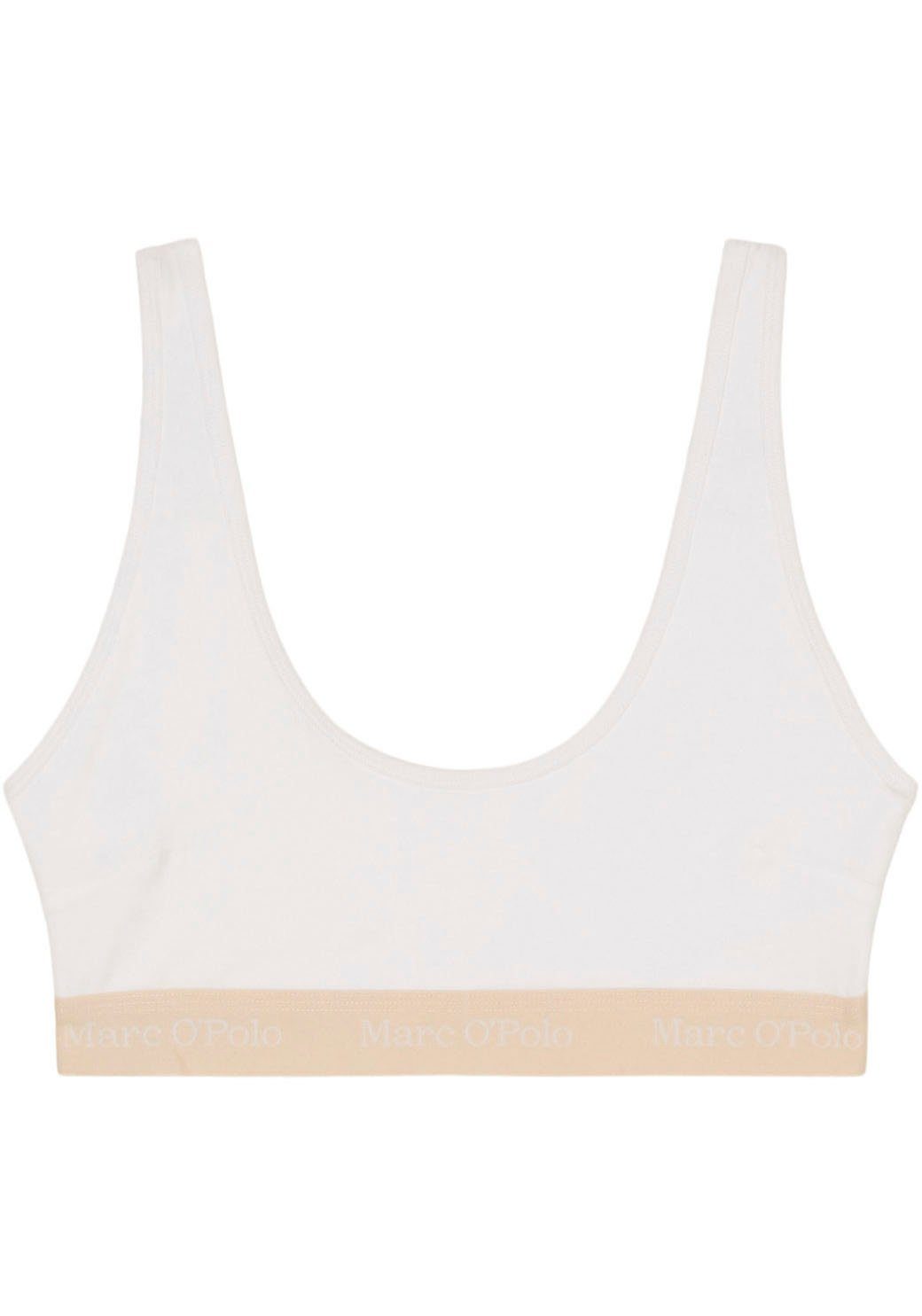 Marc O'Polo Bustier Essentials met logoband