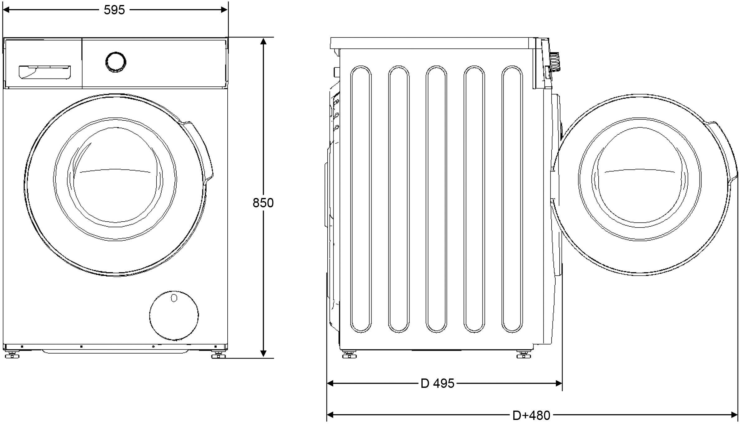 Hanseatic Wasmachine HWMB714C, Voorprogrammeren starttijd, herlaadfunctie