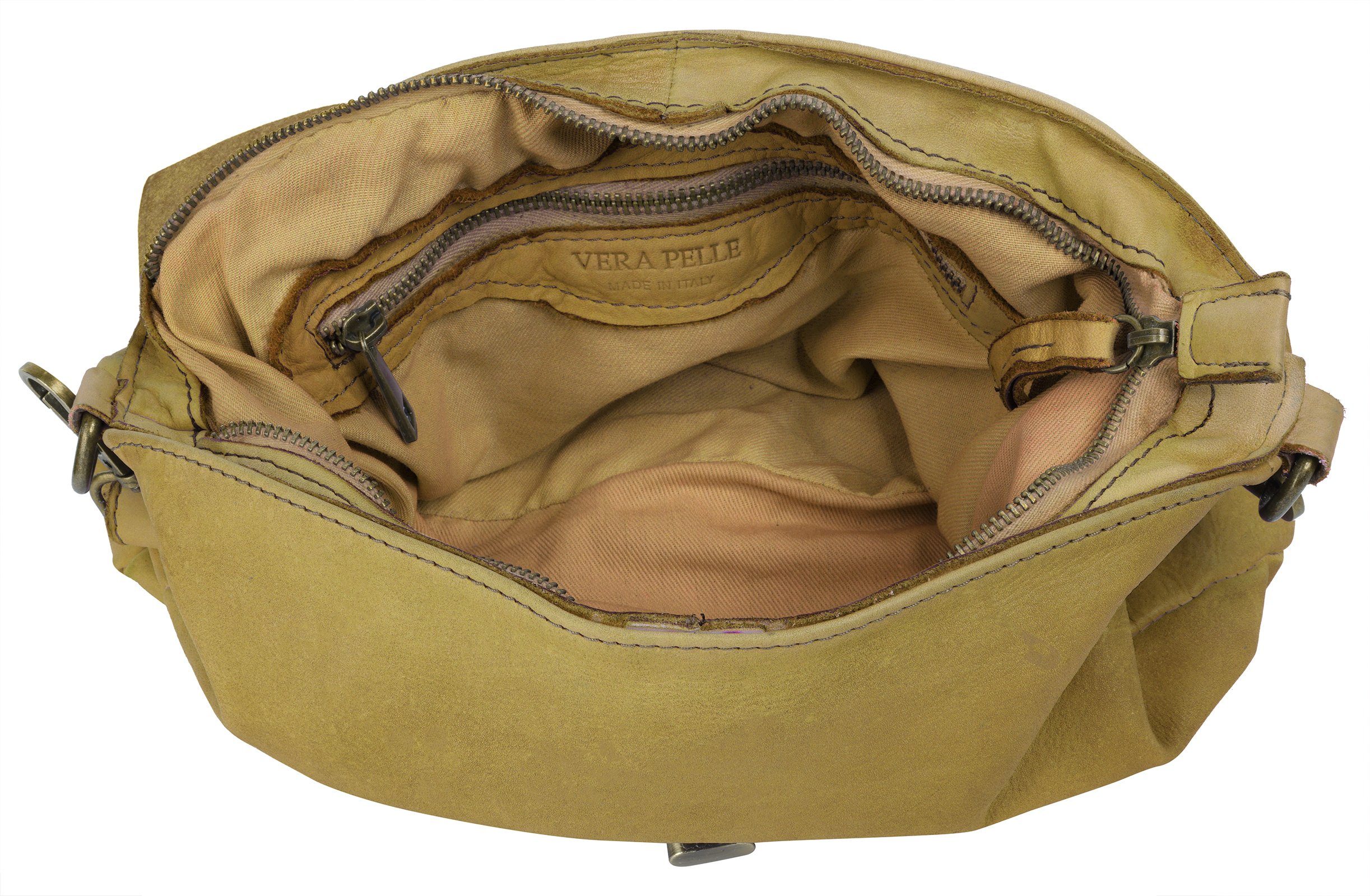 Samantha Look Schoudertas echt leer, made in italy