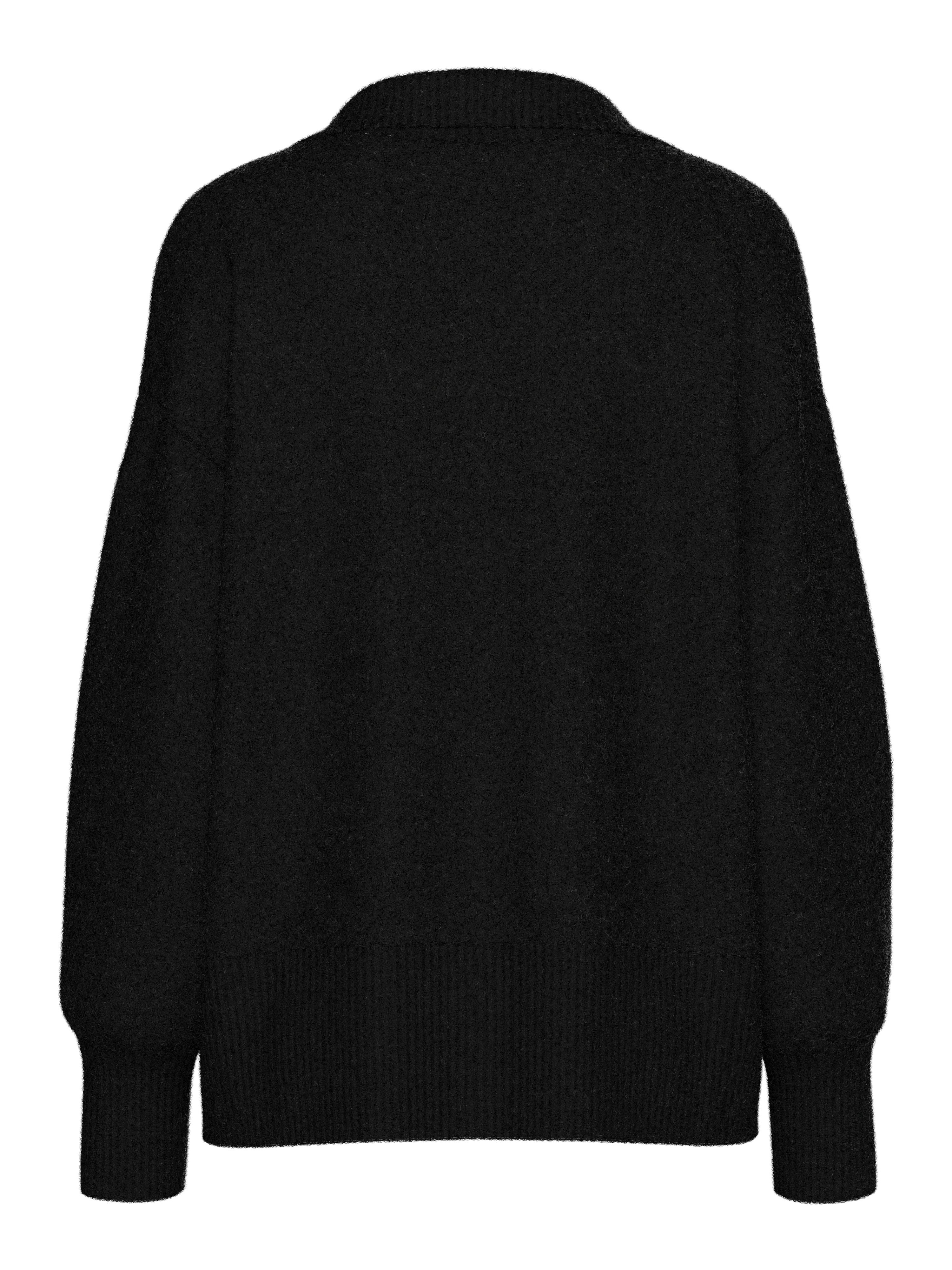 pieces Trui met V-hals PCMALOU LS POLO KNIT NOOS BC