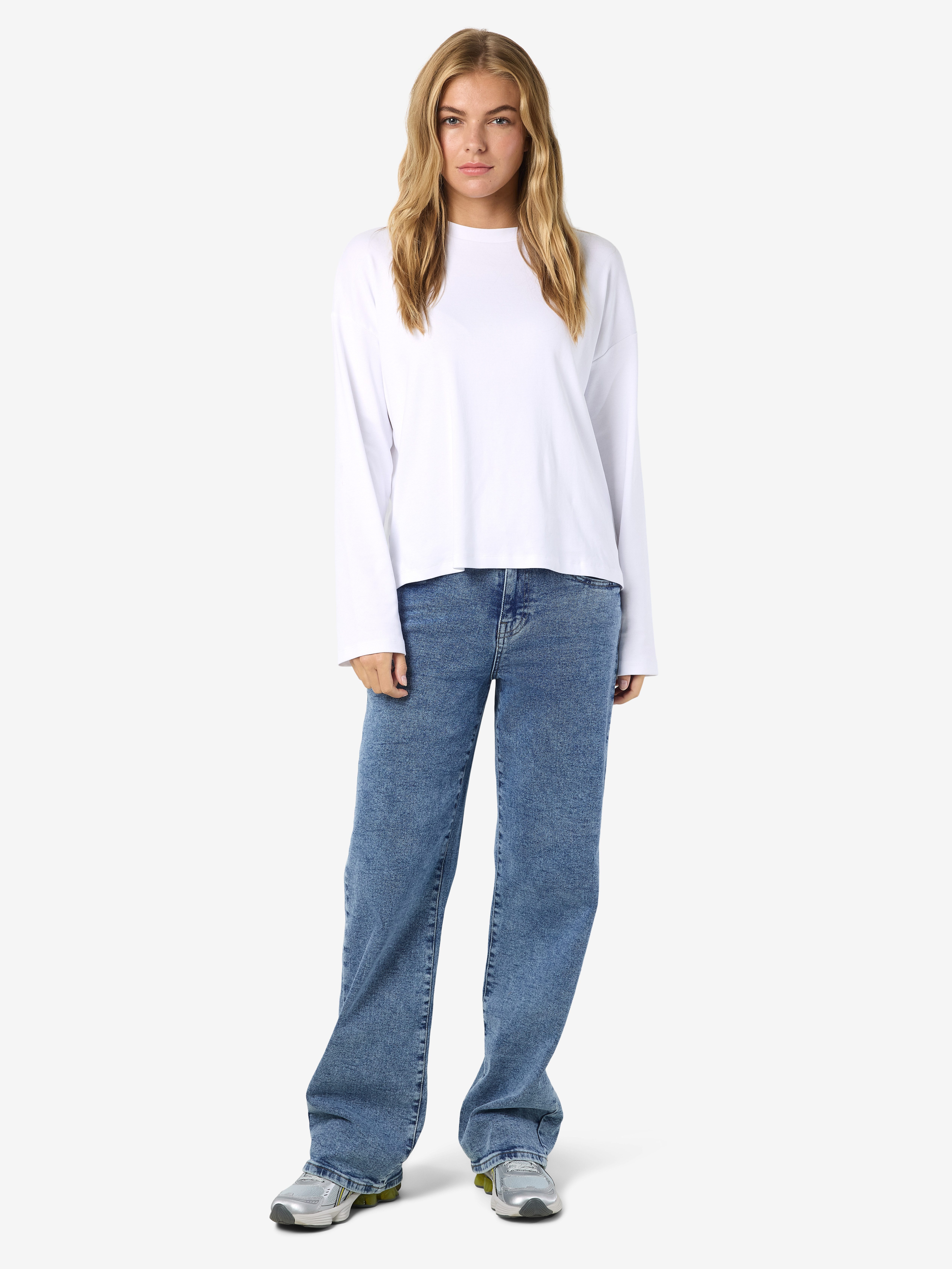 Noisy may Wijde jeans NMYOLANDA NW WIDE JEANS AZ358MB FWD NOOS