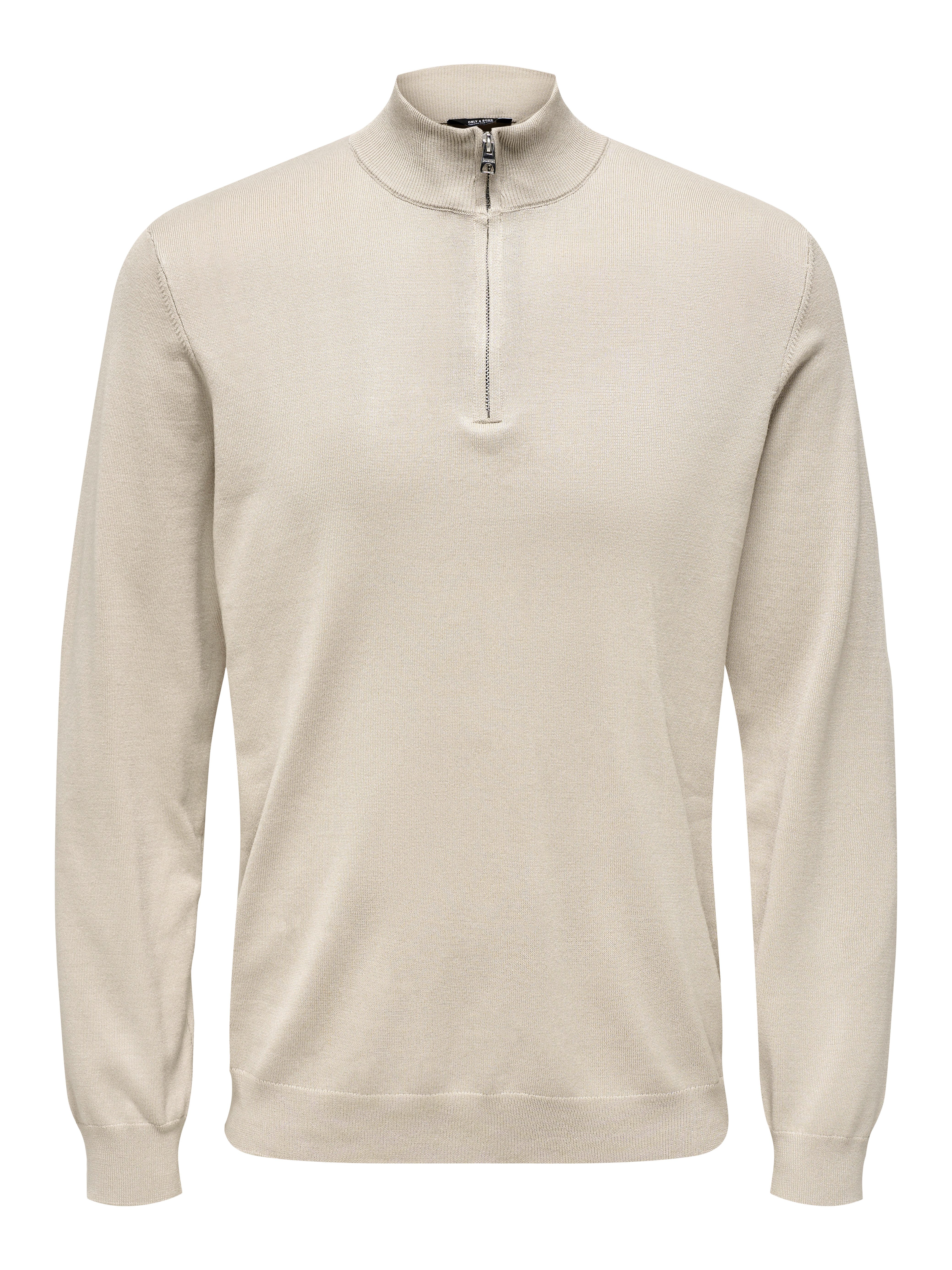 ONLY & SONS Gebreide trui ONSWYLER LIFE REG 14 HALF ZIP KNIT NOOS