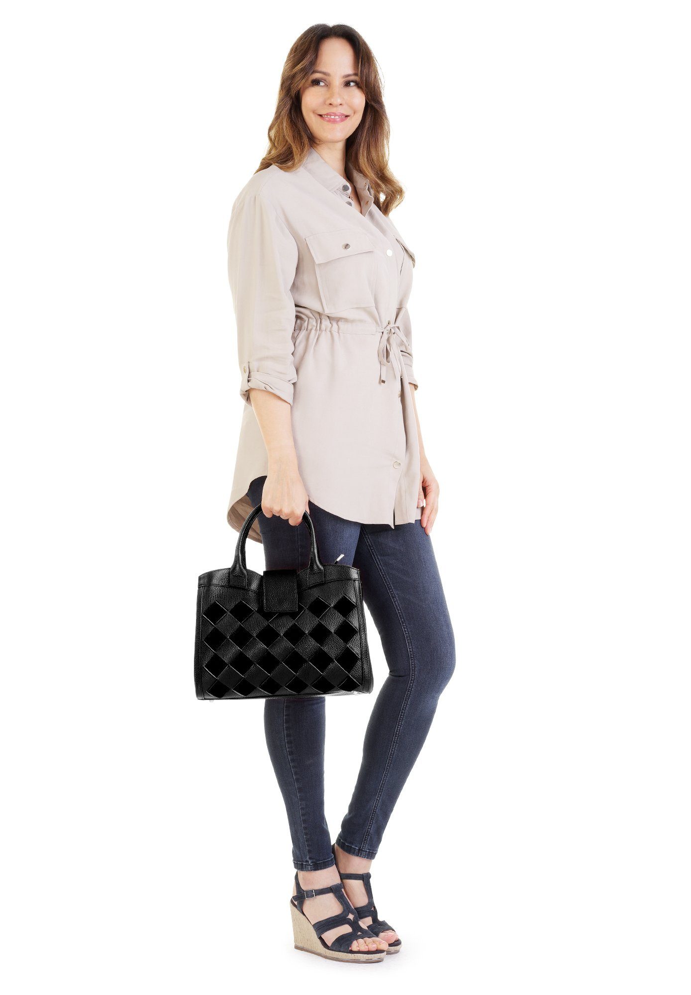 Samantha Look Tas echt leer, made in italy