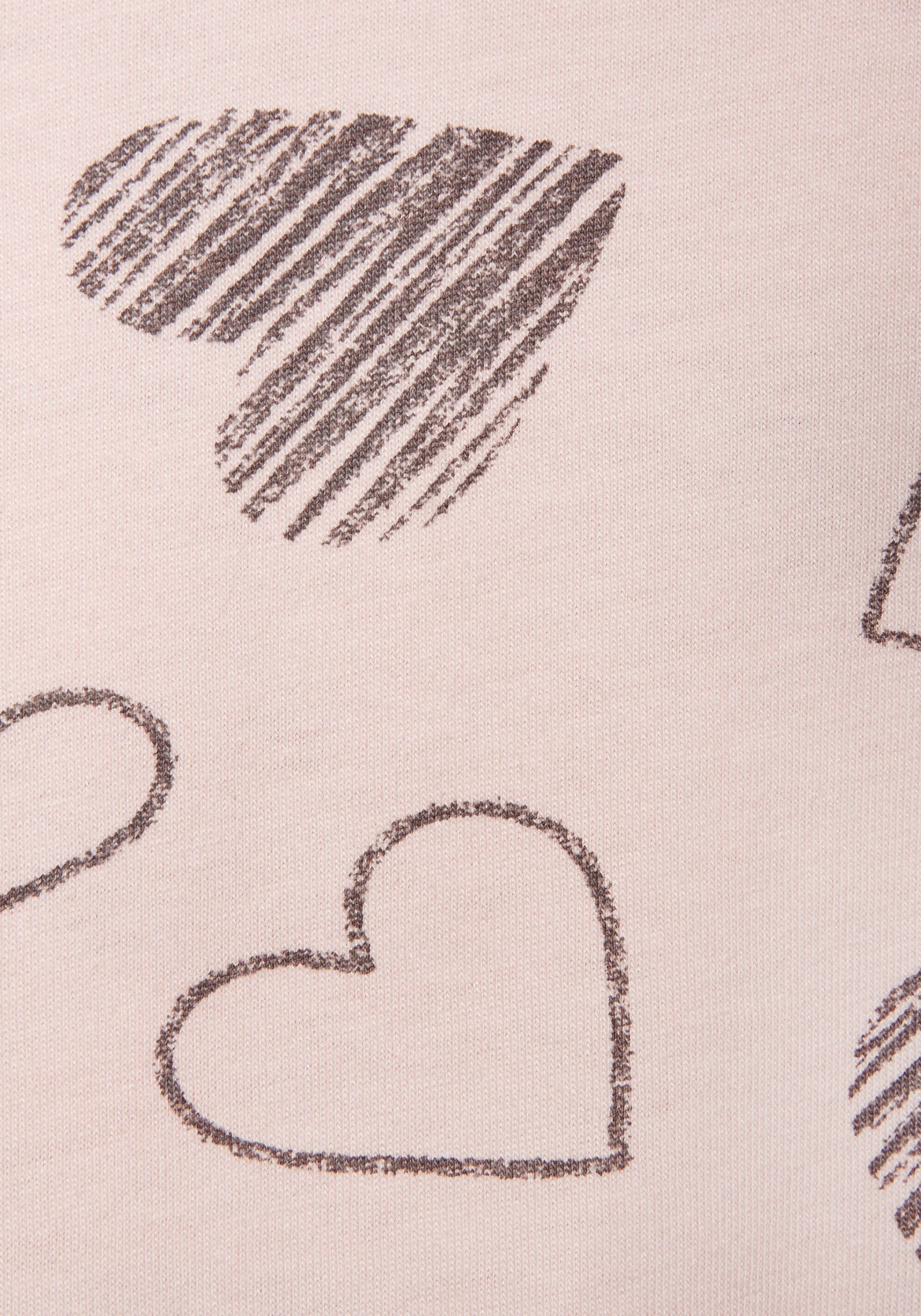 Vivance Dreams Nachthemd met leuke hartprint (Set van 2)