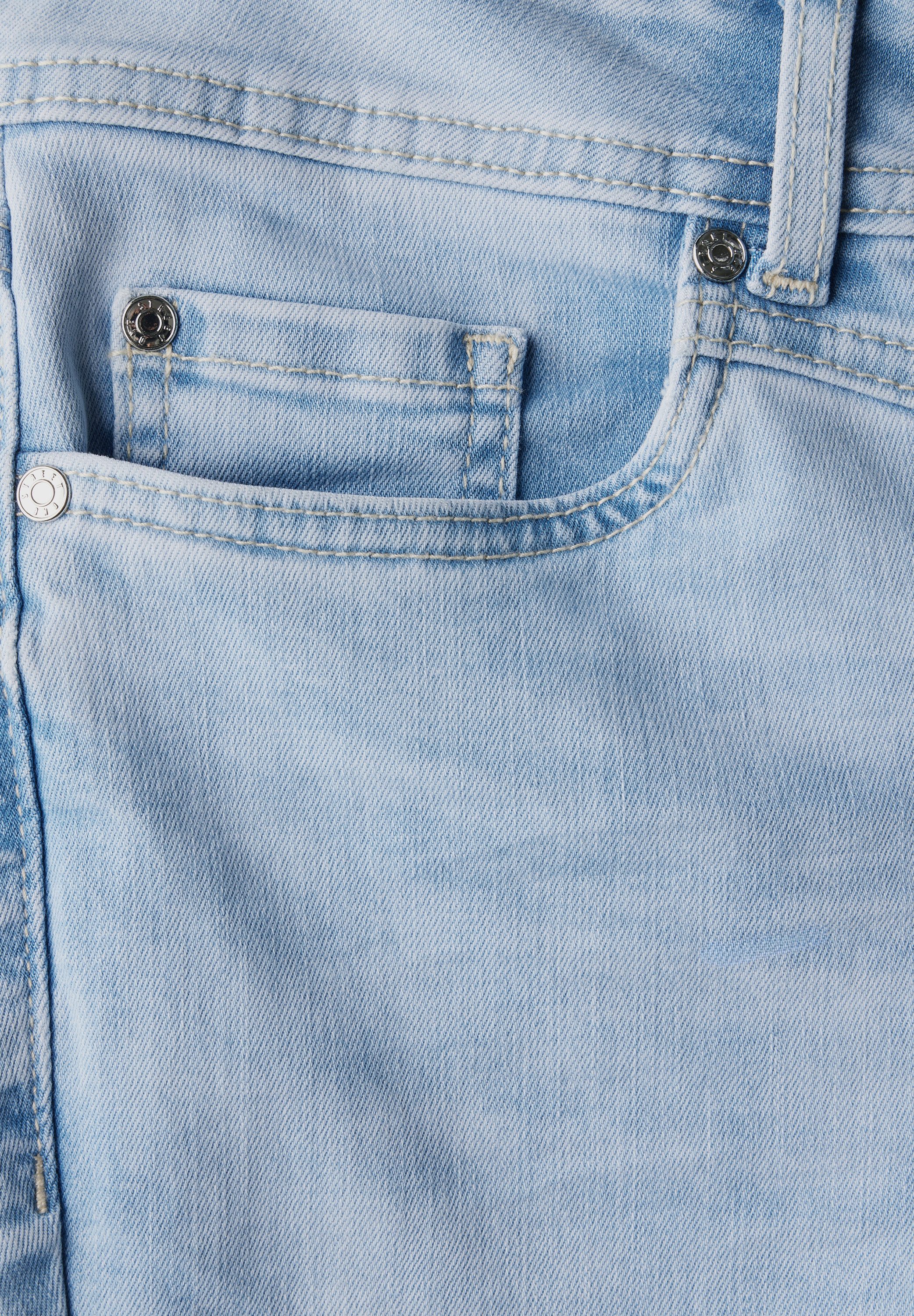 STREET ONE Slim fit jeans Style York in five-pocketsstijl