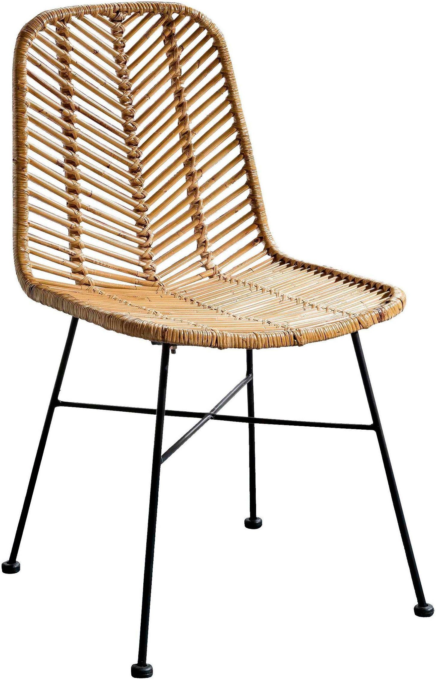 SIT Rotanstoel Rotan vintage Shabby chic, vintage (set, 2 stuks)