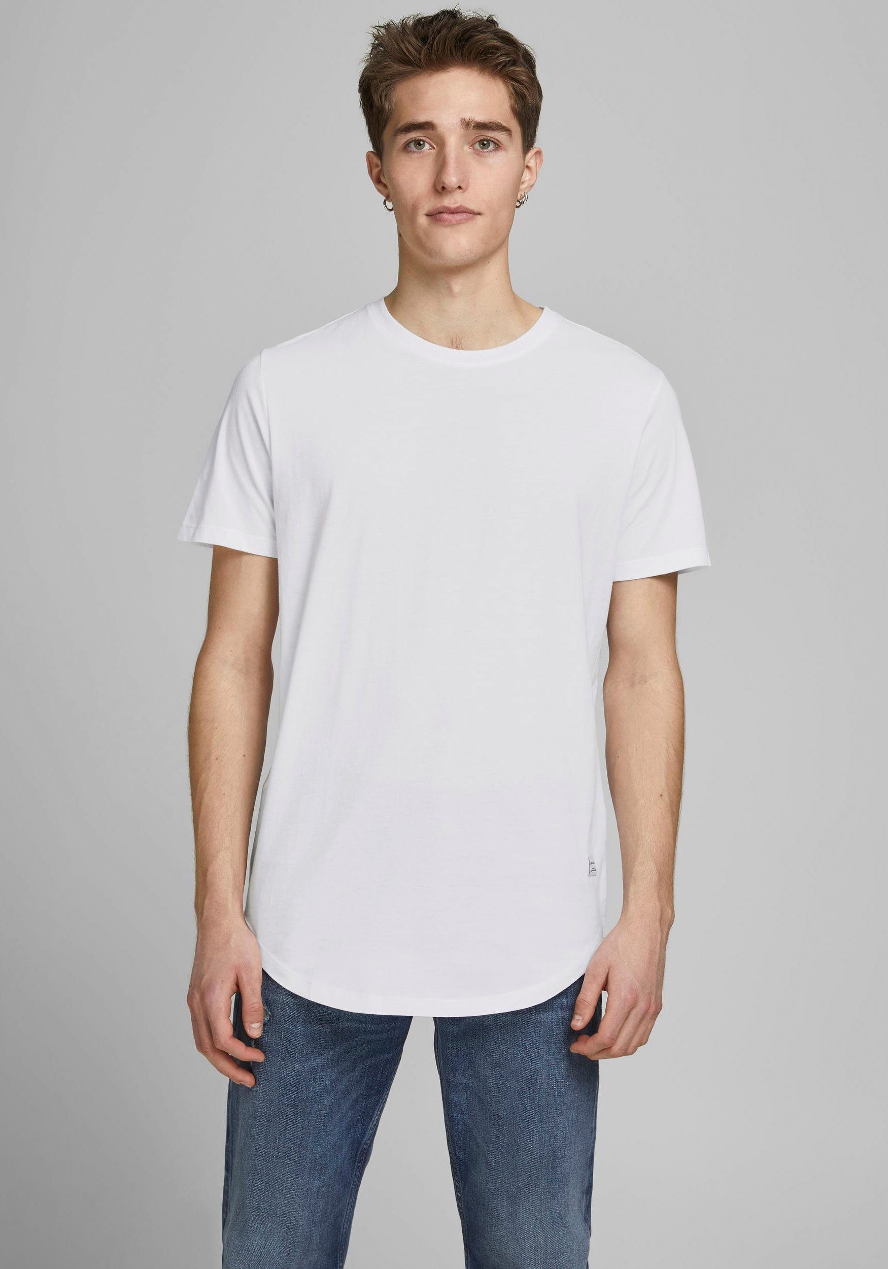 Jack & Jones Shirt met ronde hals JJENOA TEE SS CREW NECK 3PK MP NOOS (3-delig, Set van 3)
