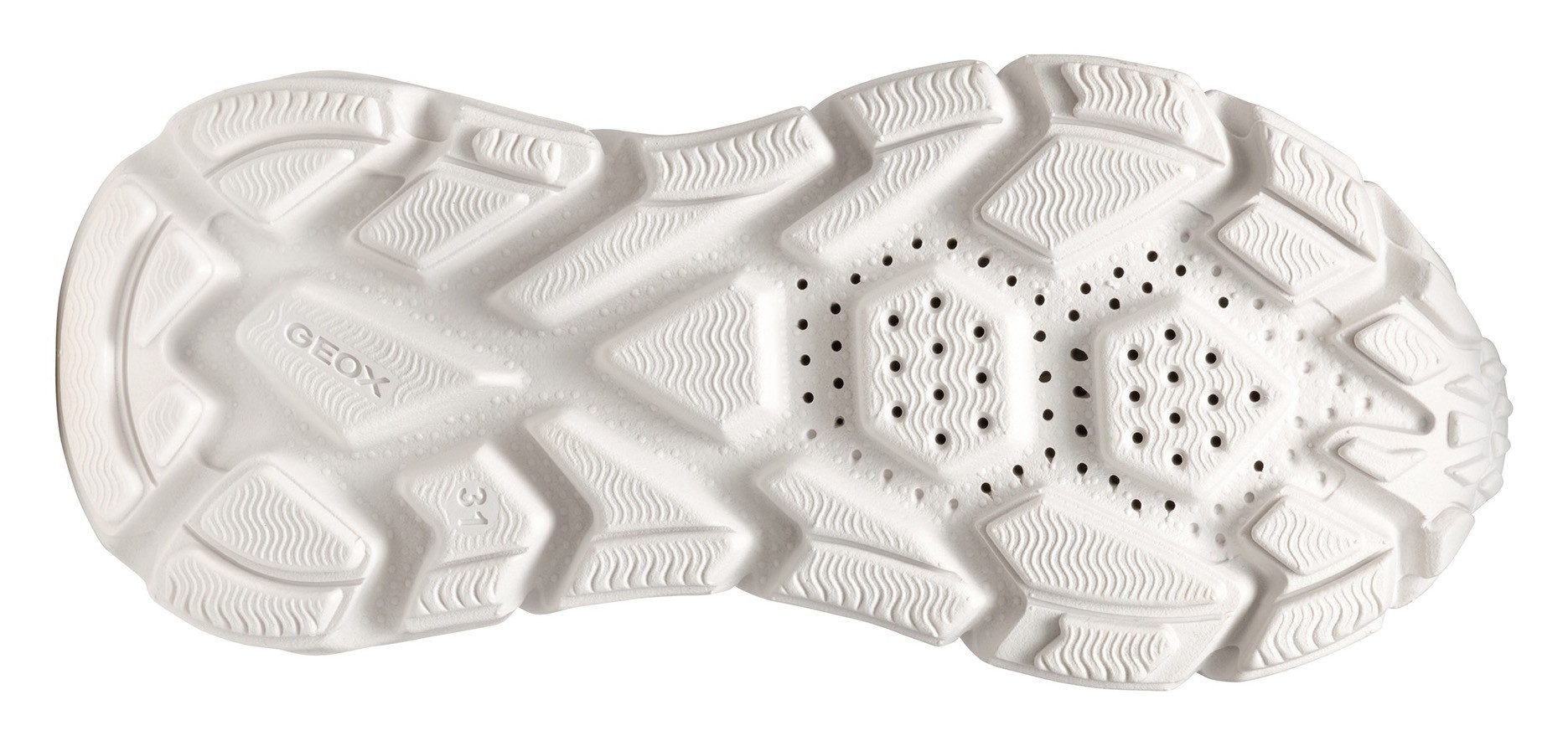 Geox Sneakers J FLEXYPER FAST BOY , chunky sneaker, loopschoen, sportschoen met praktische elastische band