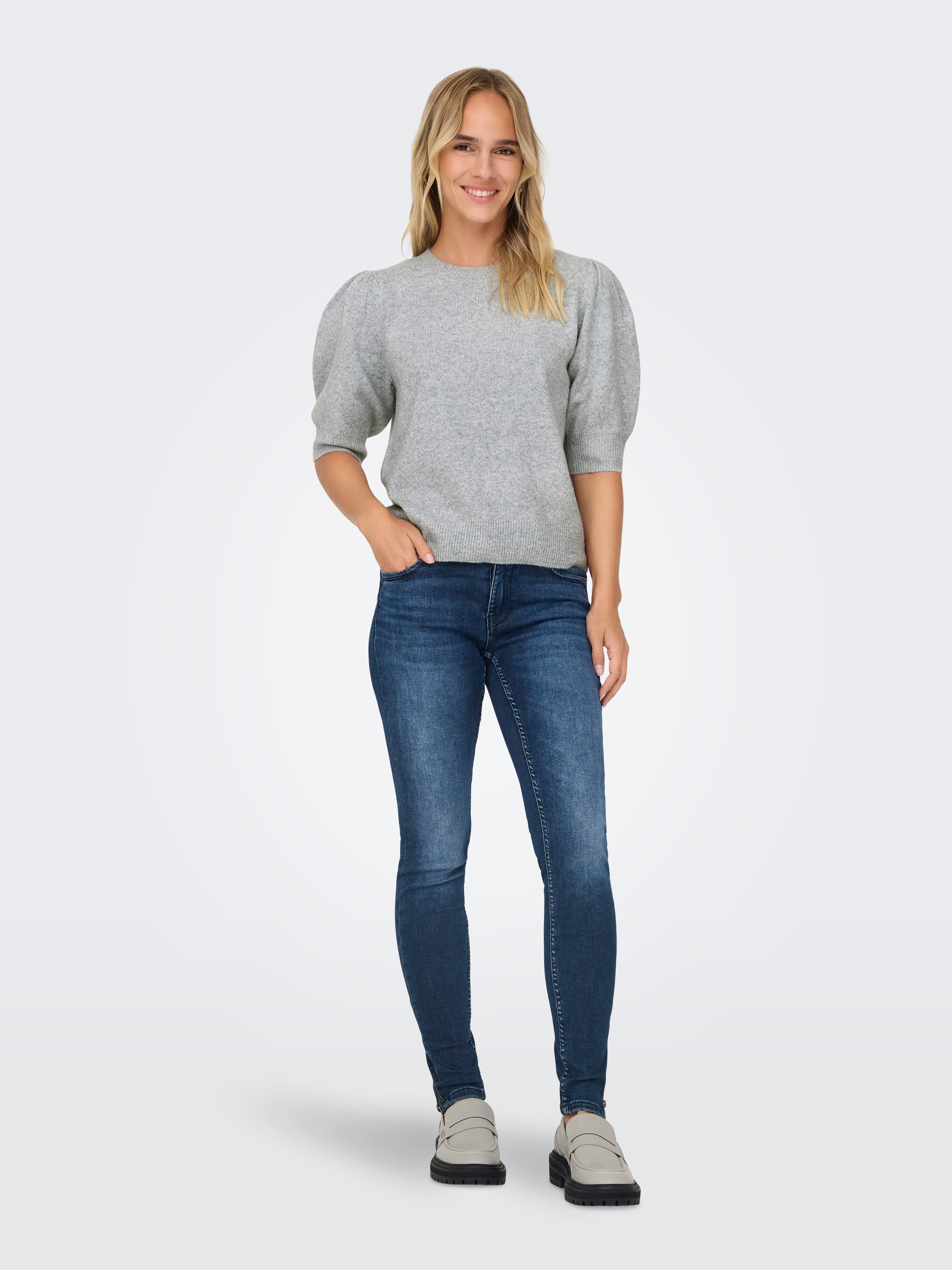 Only Gebreide trui ONLRICA LIFE 2/4 PULLOVER EX KNT