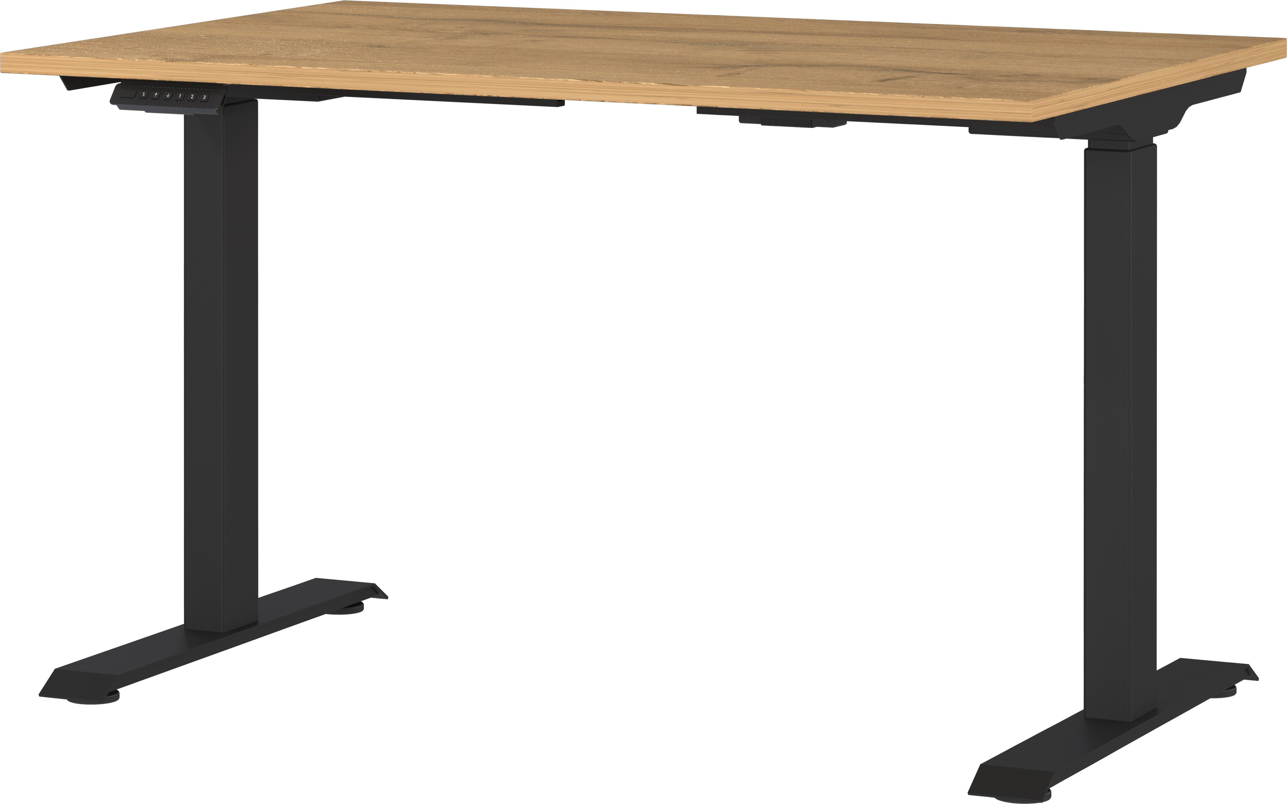 GERMANIA Bureau GW-Agenda elektrisch in hoogte verstelbaar (72-120 cm) met geheugenfunctie & usb-oplaadstation, verschillende breedtes