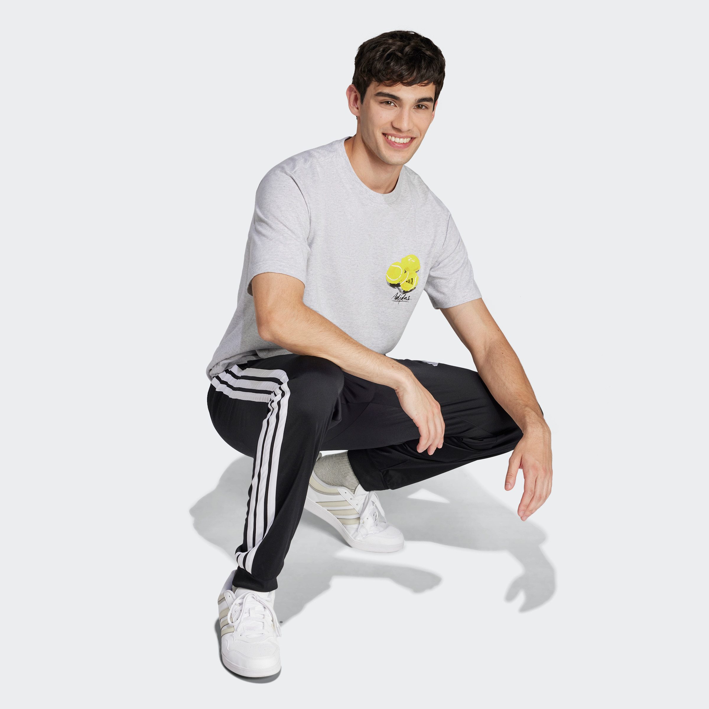adidas Sportswear T-shirt M L SL LEMON T