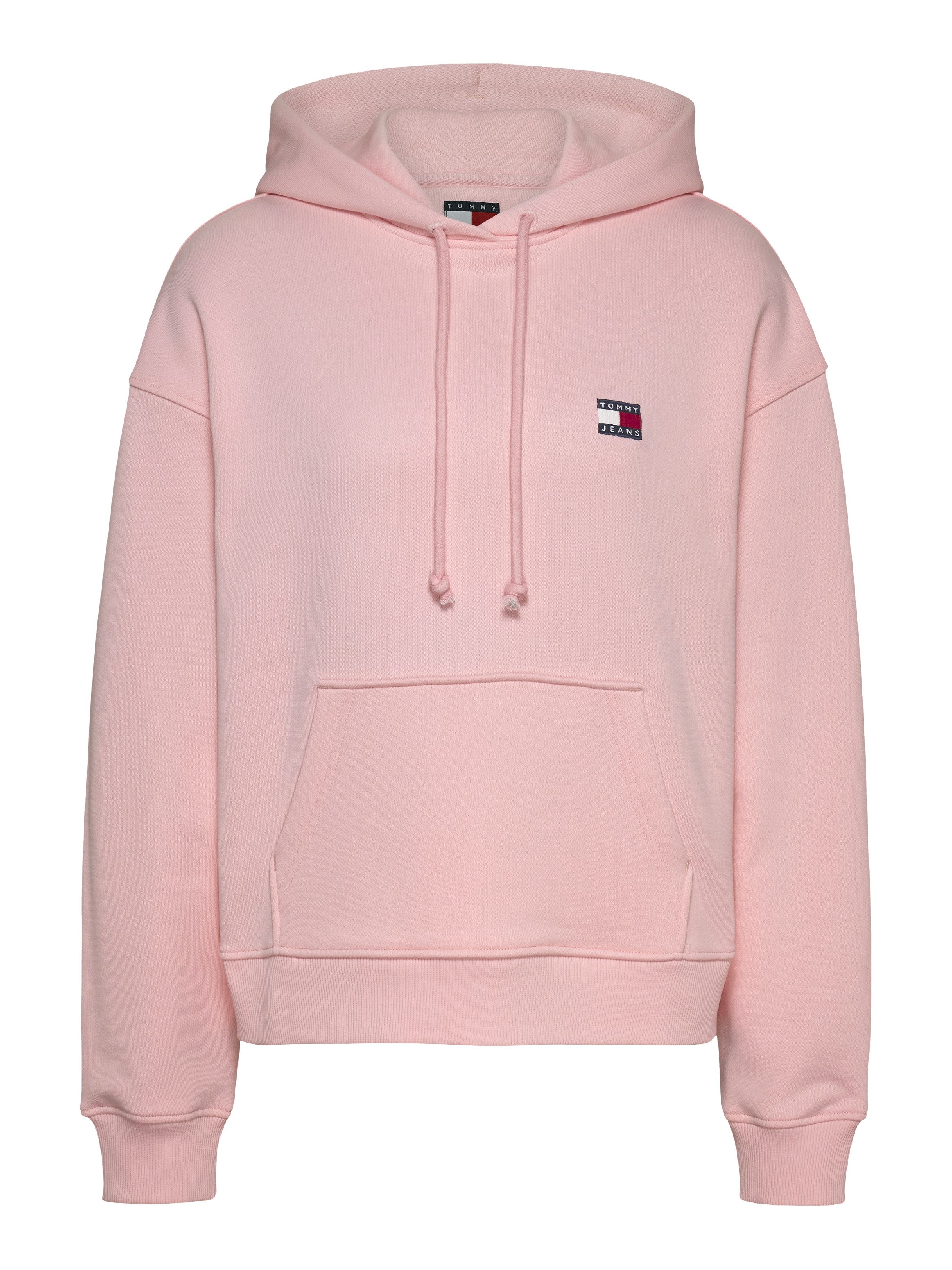 Tommy Jeans Curve Hoodie TJW BXY BADGE HOODIE EXT in grote maten, capuchon, badge