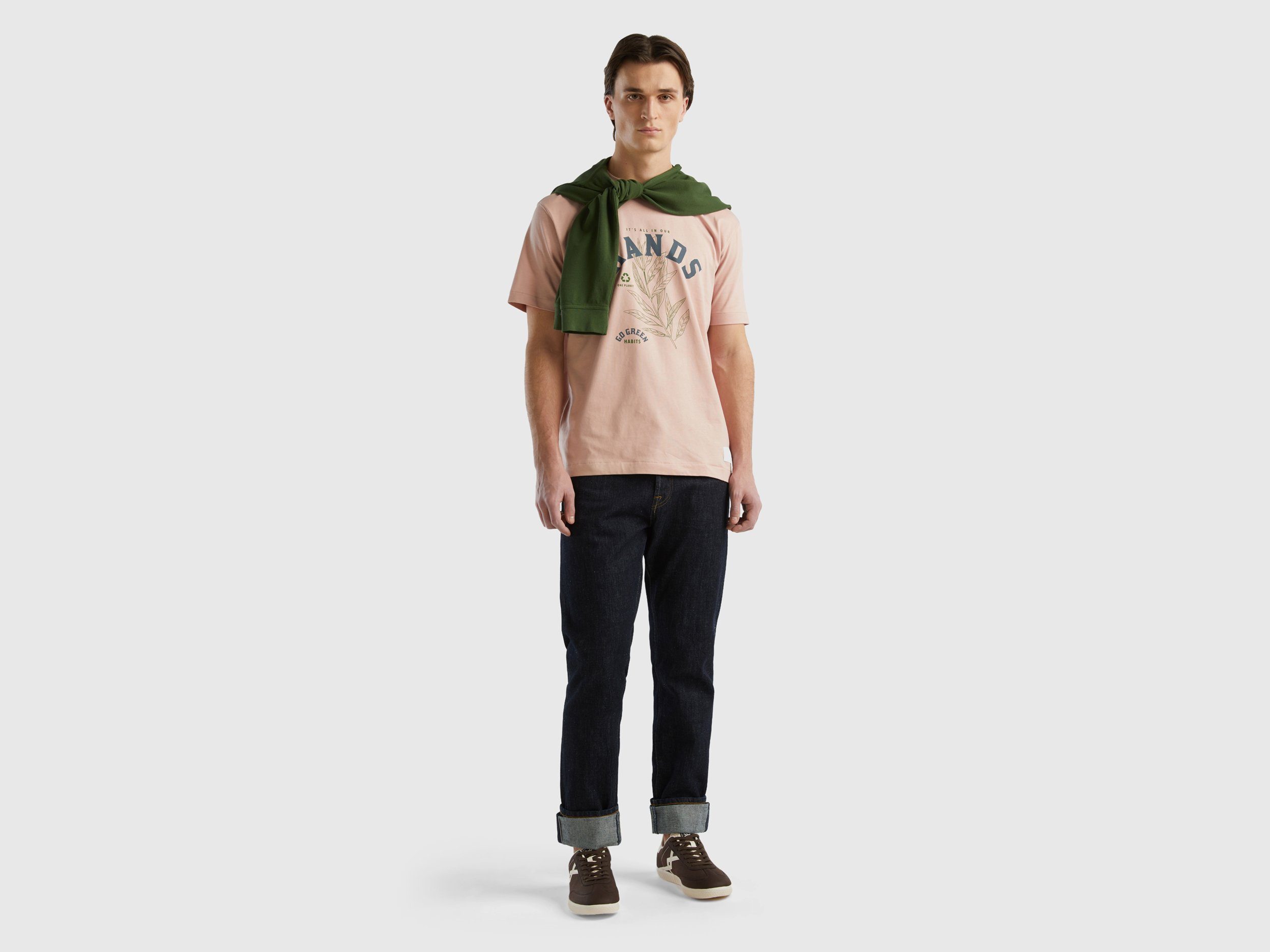 United Colors of Benetton T-shirt met meerkleurige print
