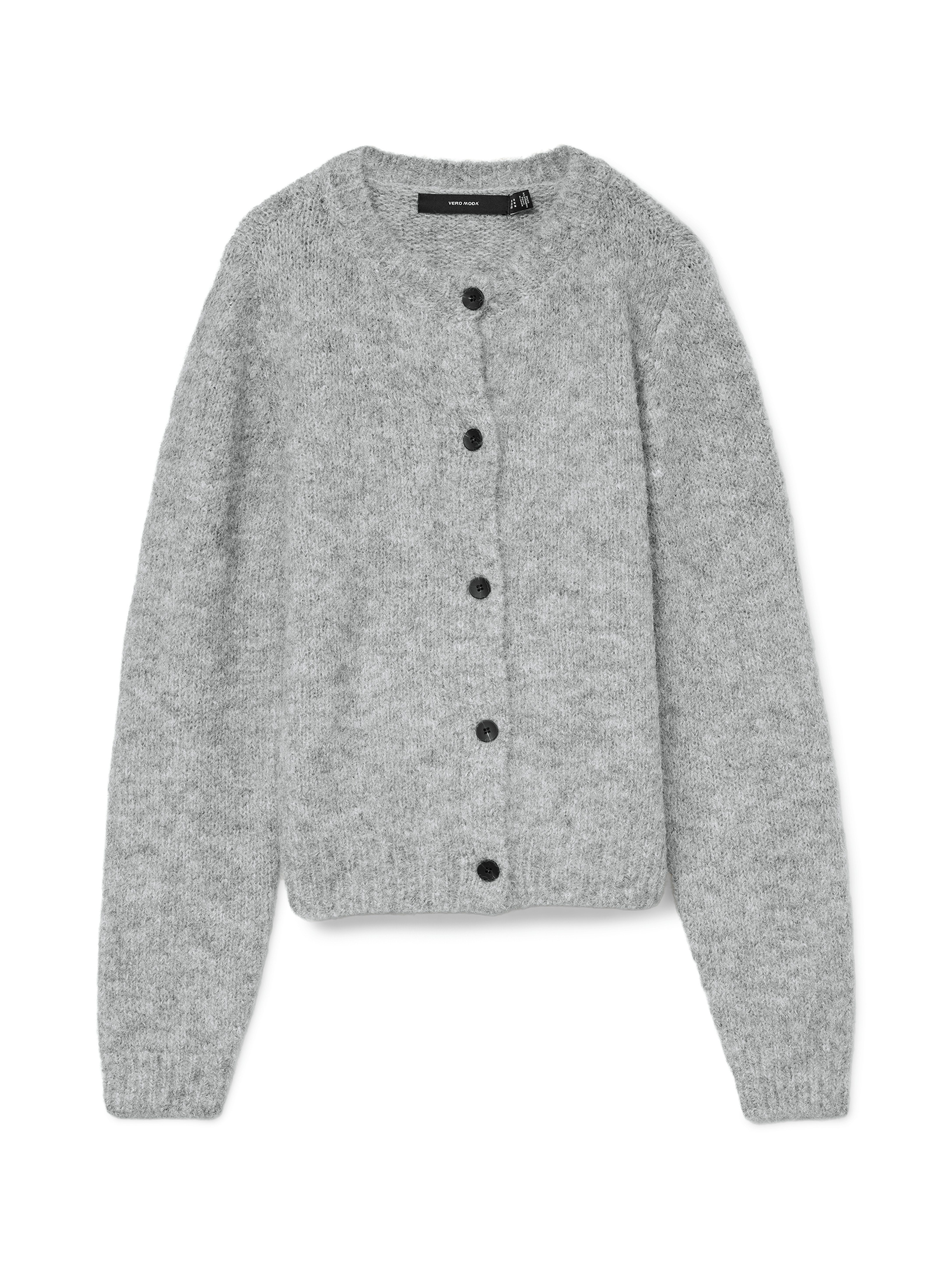 Vero Moda Vest VMNOVAH LS O-NECK BUTTON CARDI GA NOOS